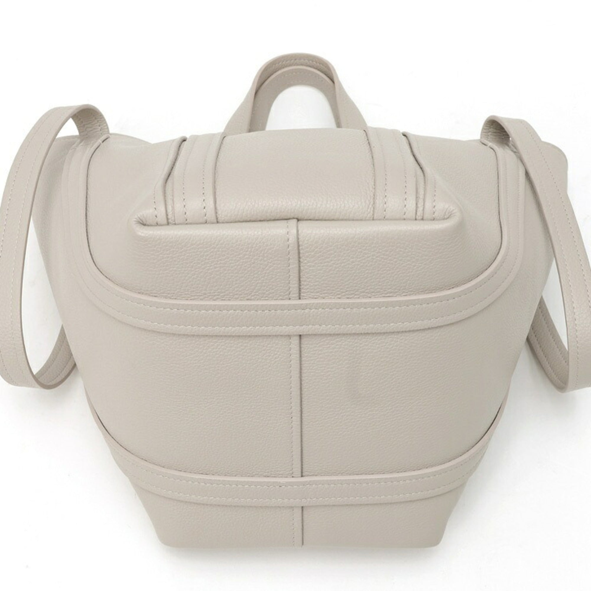 Balenciaga Grayish Leather Tote Bag (Pre-Owned)