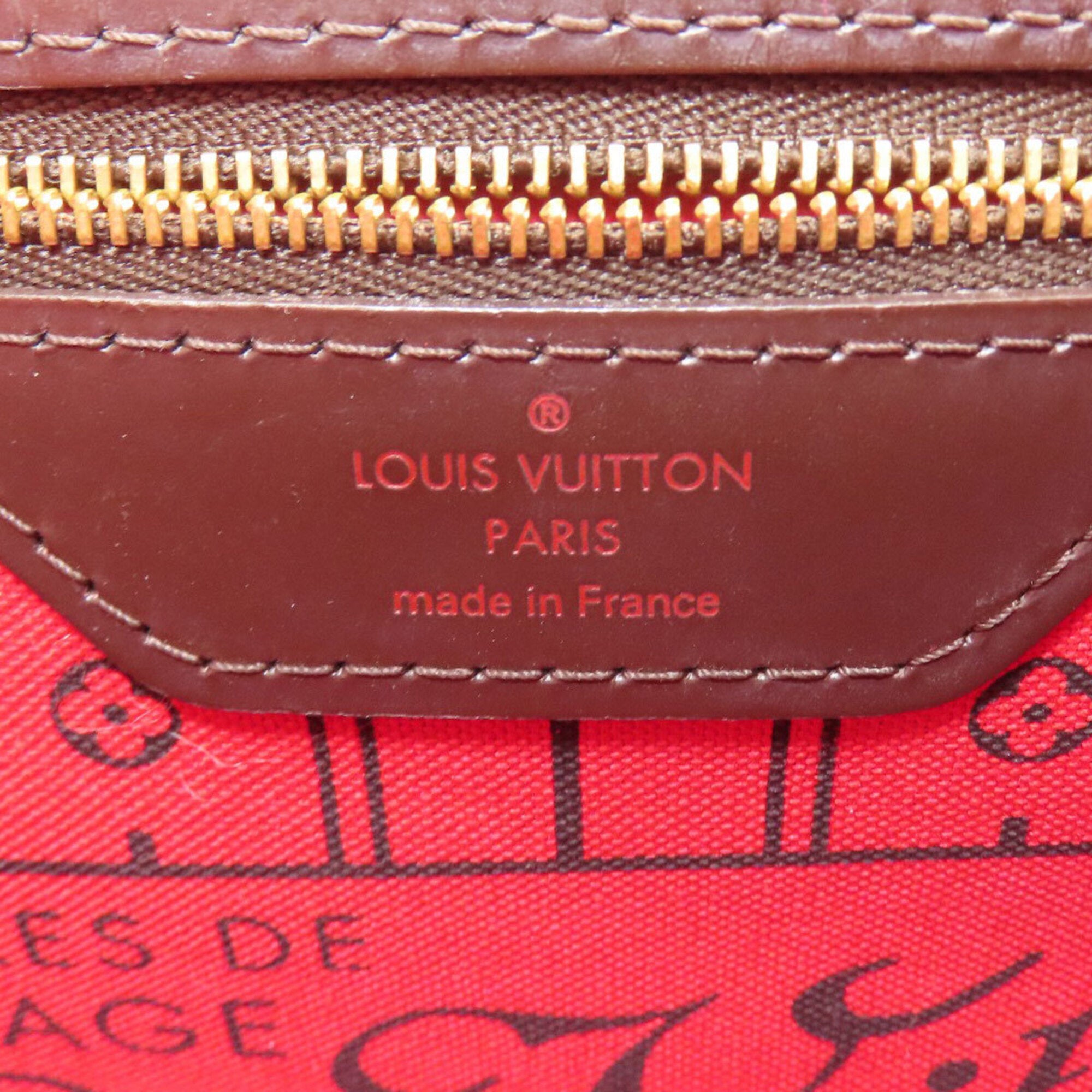 Louis Vuitton Damier Damier Canvas Ebene Damier Canvas Tote Bag (Pre-Owned)