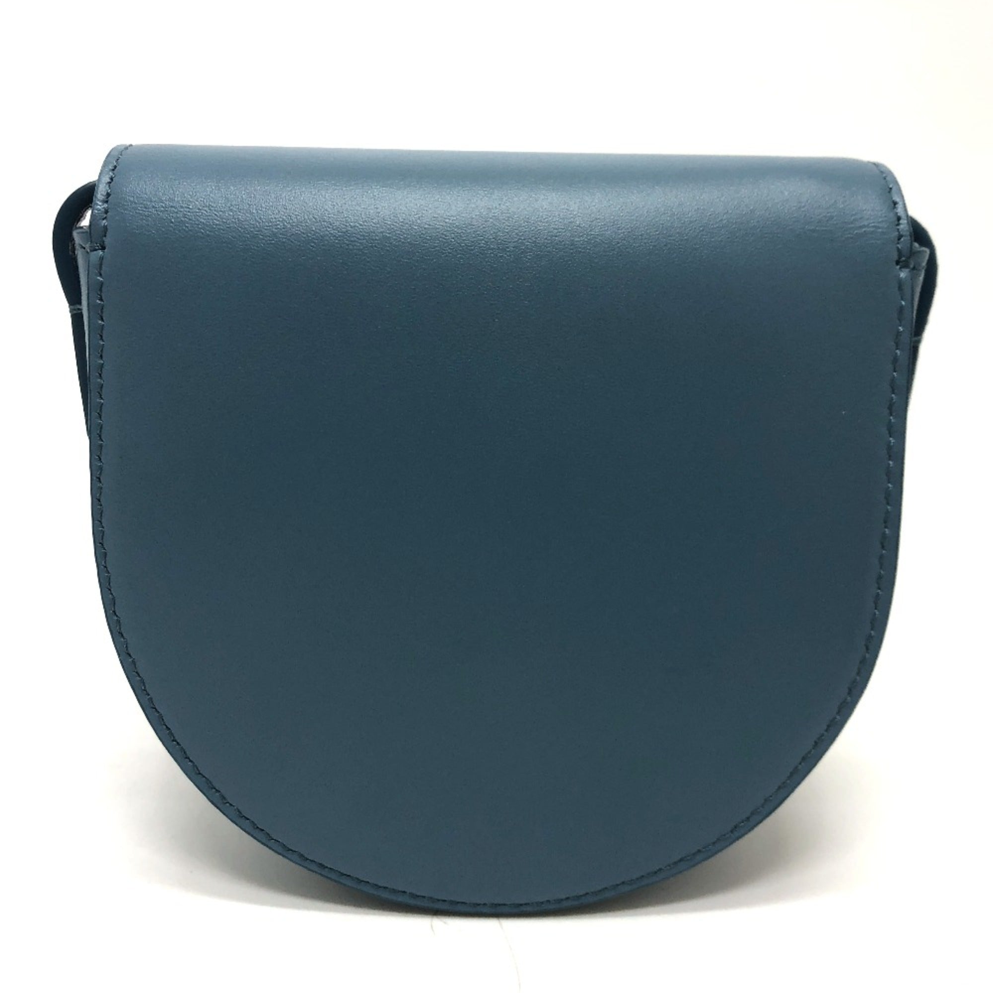 Celine Blue Leather Shoulder Bag (Pre-Owned)