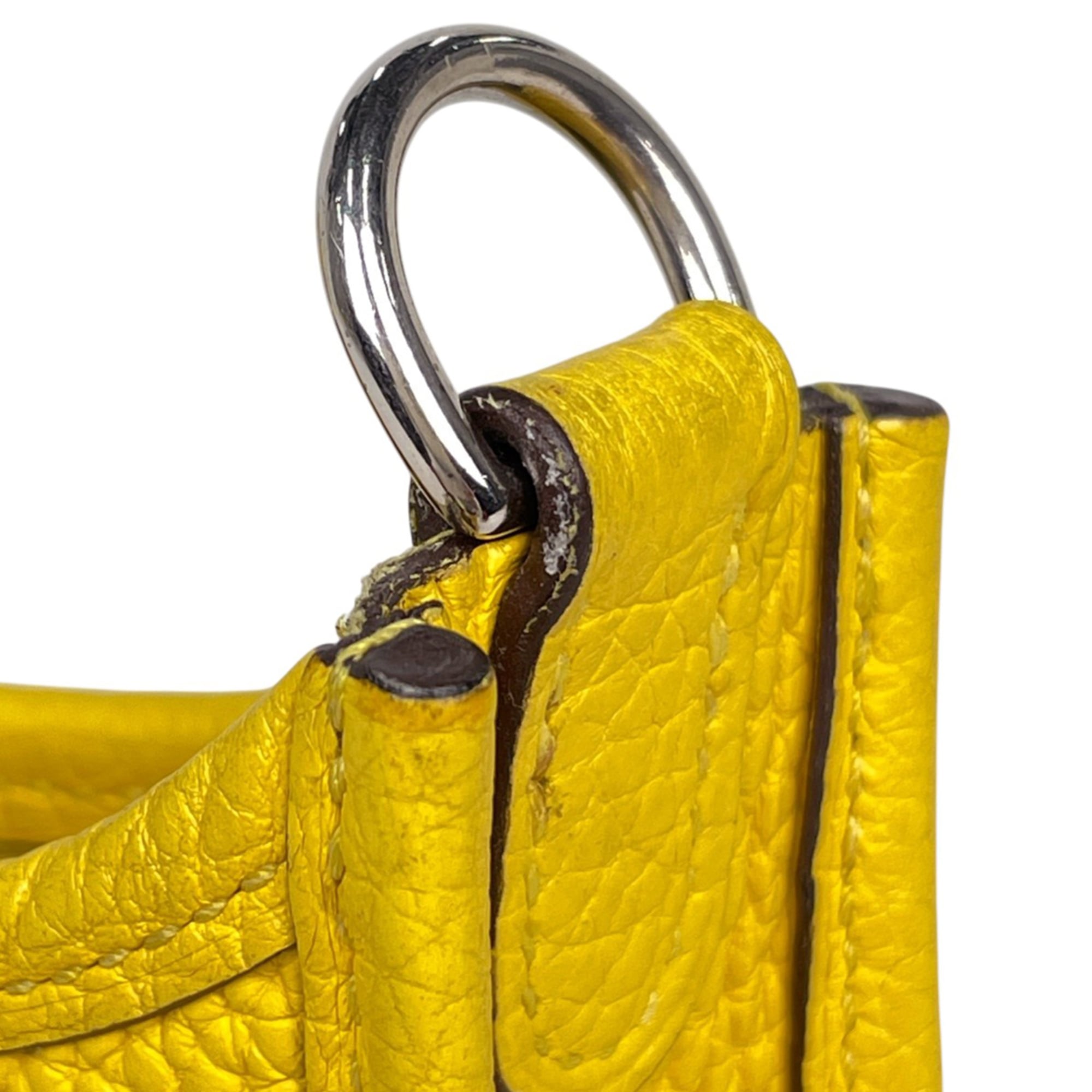 Hermes Evelyne Taurillon Clemence Leather Pochette Shoulder Bag (Pre-Owned)