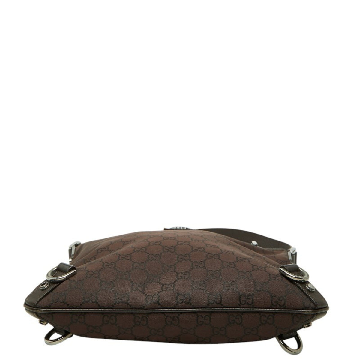 Gucci Brown Nylon Leather Shoulder Bag (Pre-Owned)