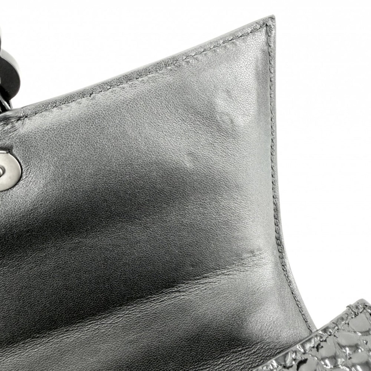 Balenciaga Black Leather Handbag Shoulder Bag (Pre-Owned)