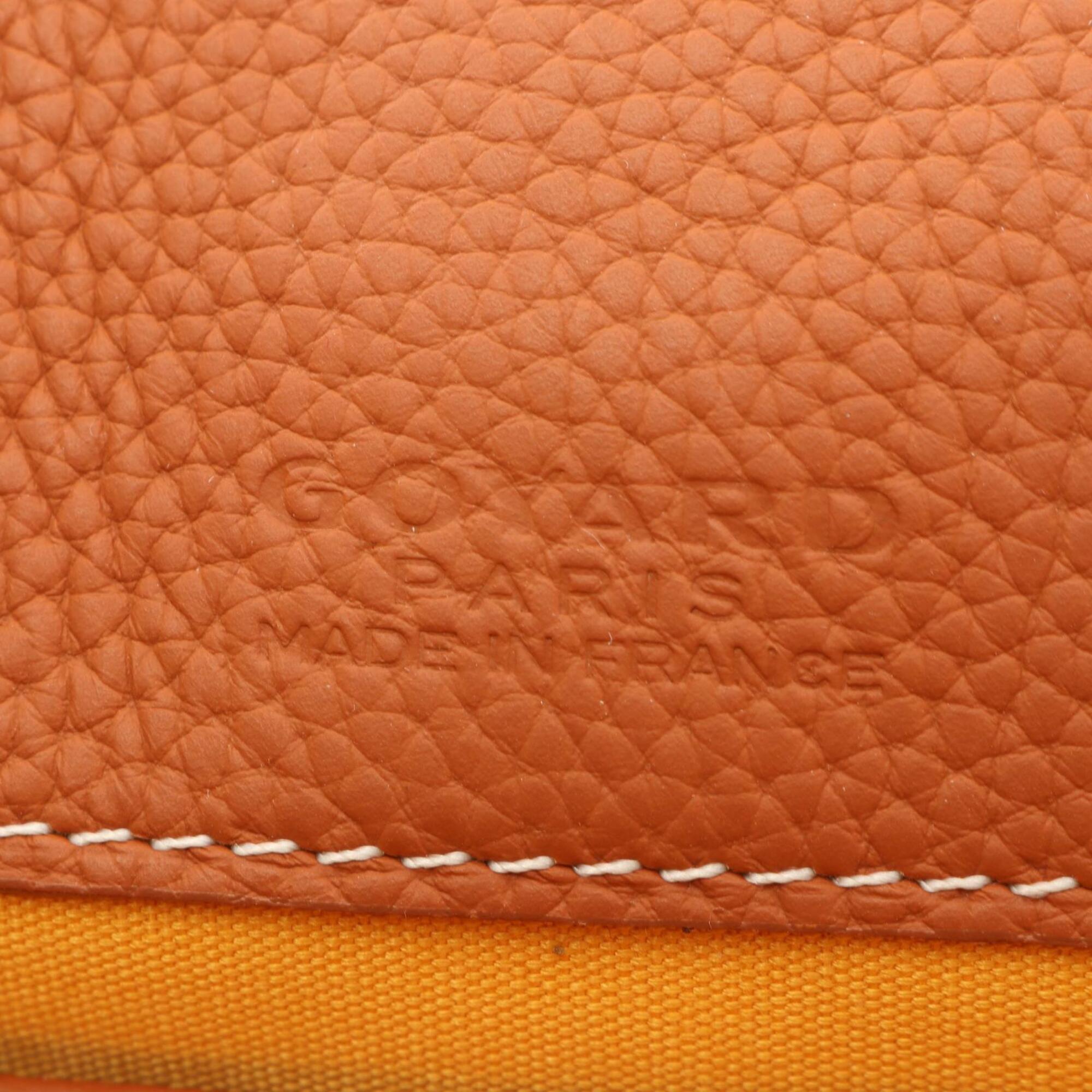 Goyard Black Brown Coated Canvas Leather Handbag Shoulder Bag (Pre-Owned)