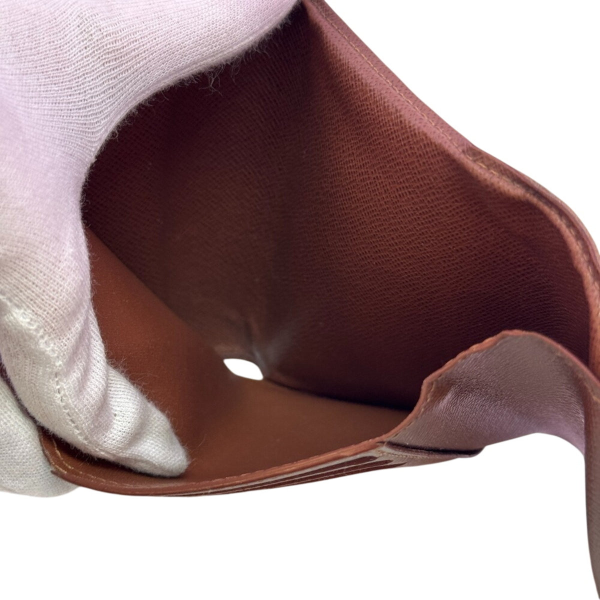 Louis Vuitton Monogram Brown Monogram Wallet (Tri-Fold) (Pre-Owned)