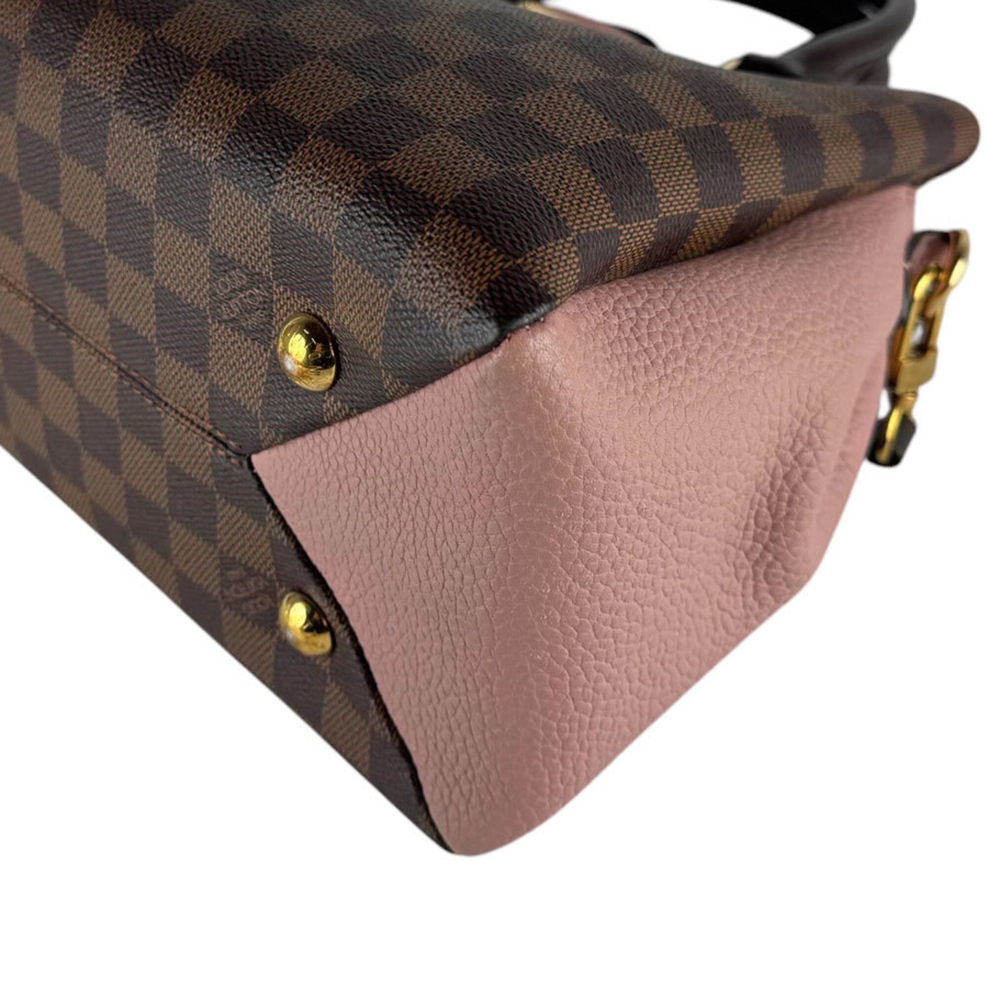 Louis Vuitton Ebene Magnolia Damier Canvas Handbag Shoulder Bag (Pre-Owned)