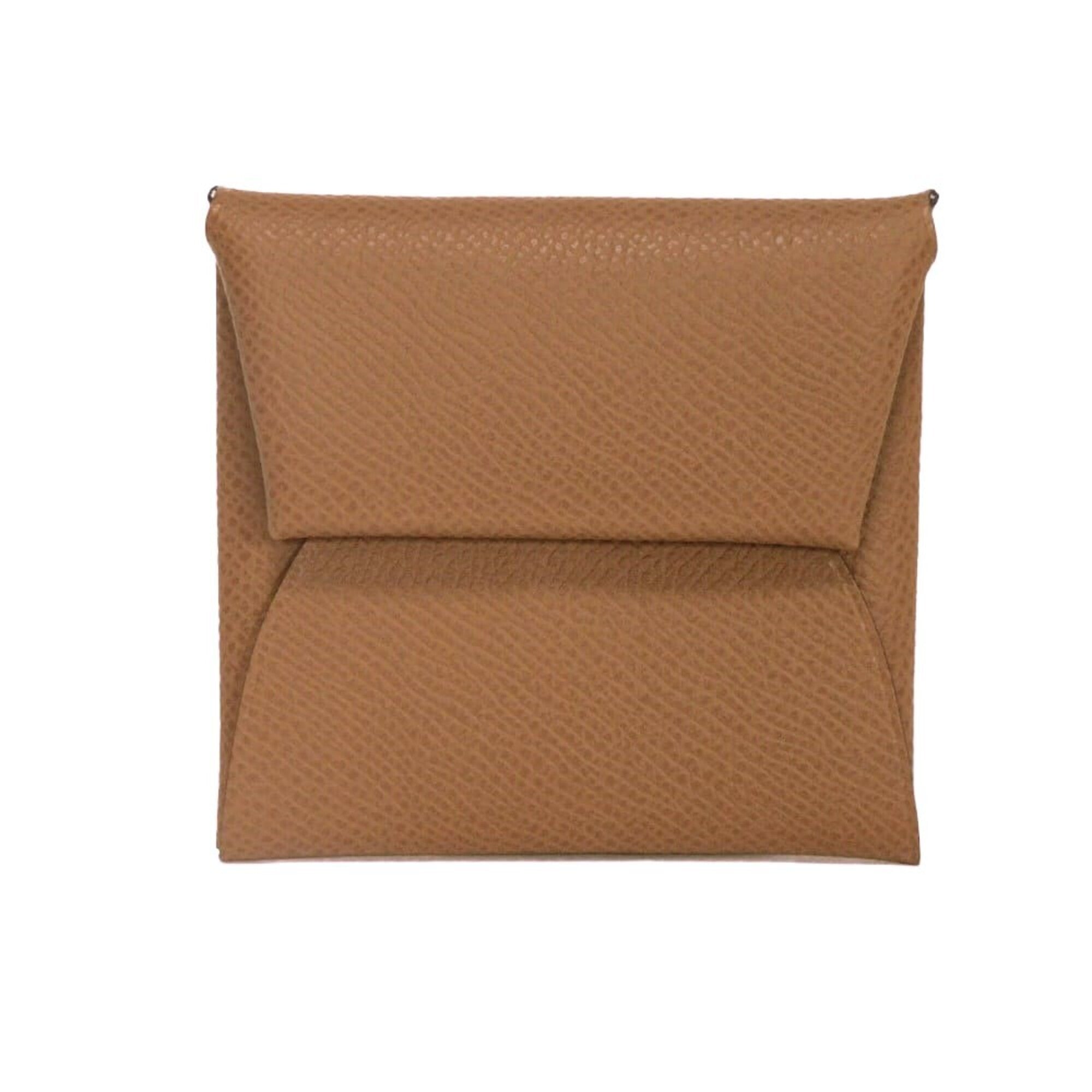 Hermes Alezan Brown Epsom Leather Coin Purse/Coin Case (Pre-Owned)