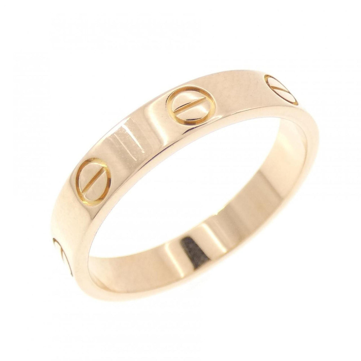 Cartier Love Pink Gold (18K) Band Ring (Pre-Owned)