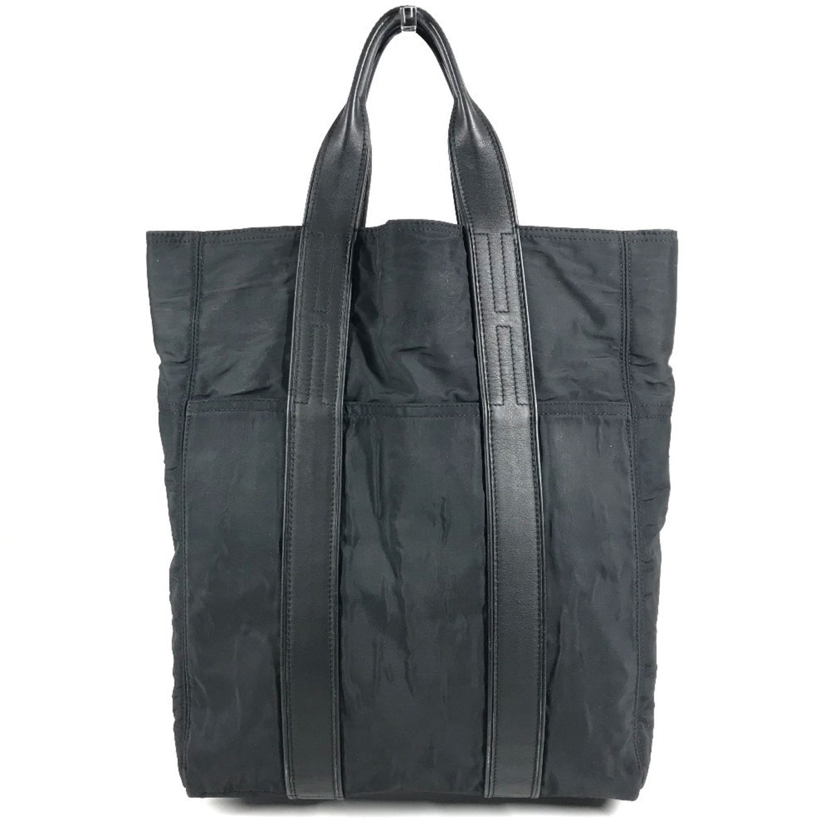 Hermes Acapulco Black Nylon Shoulder Bag Tote Bag (Pre-Owned)