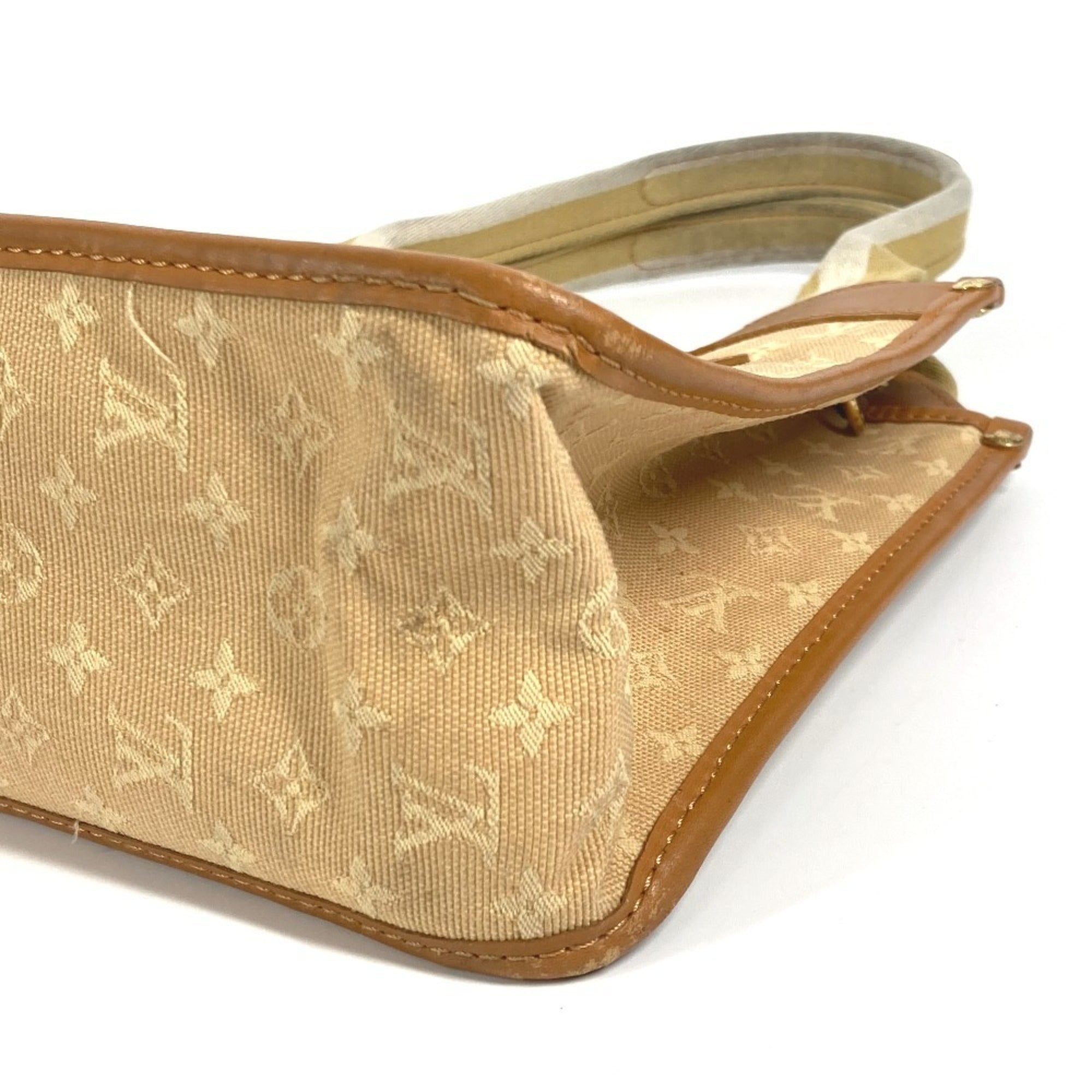 Louis Vuitton Beige Monogram Mini Handbag Shoulder Bag (Pre-Owned)