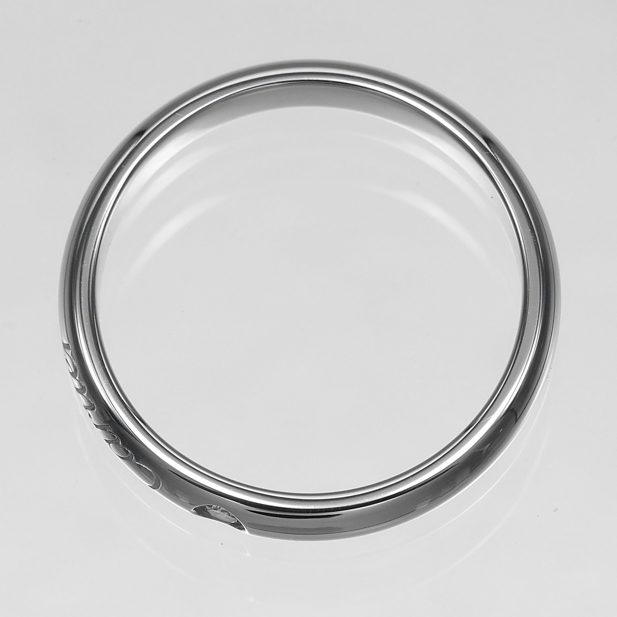 Cartier Platinum Platinum 950 Band Ring (Pre-Owned)