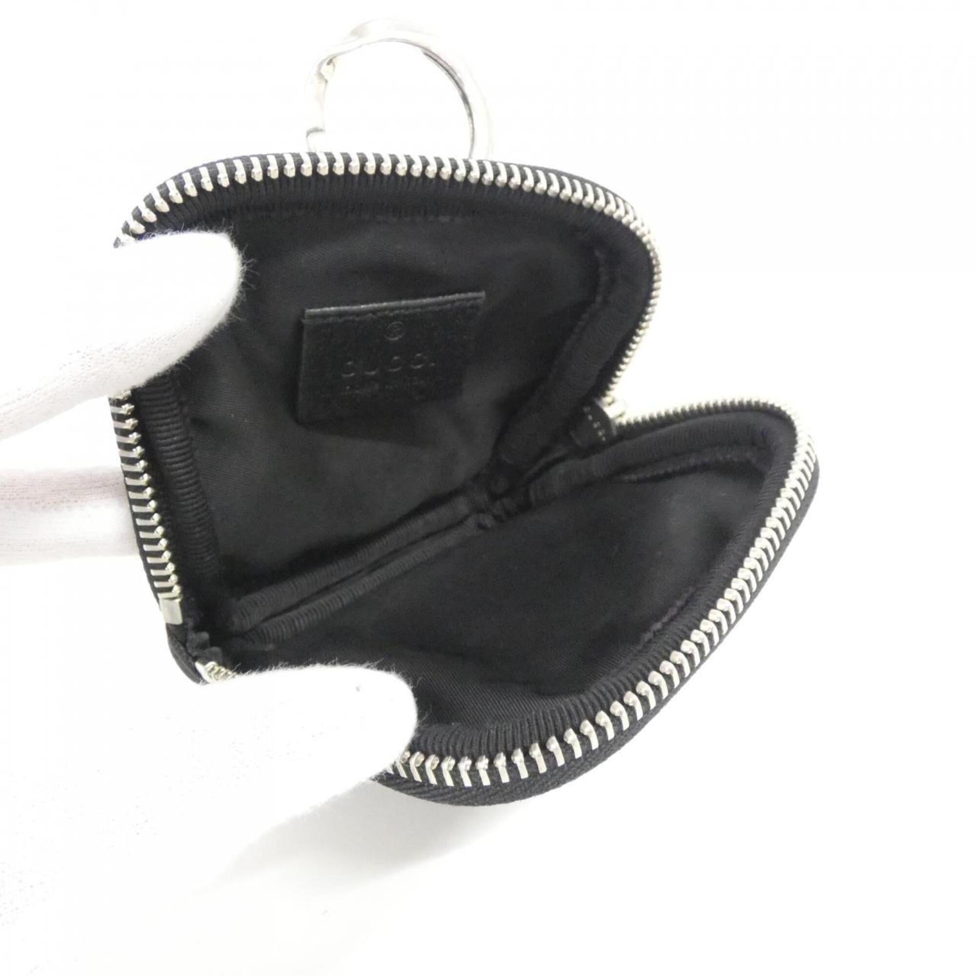 Gucci Black Nylon Leather Handbag Pouch (Pre-Owned)