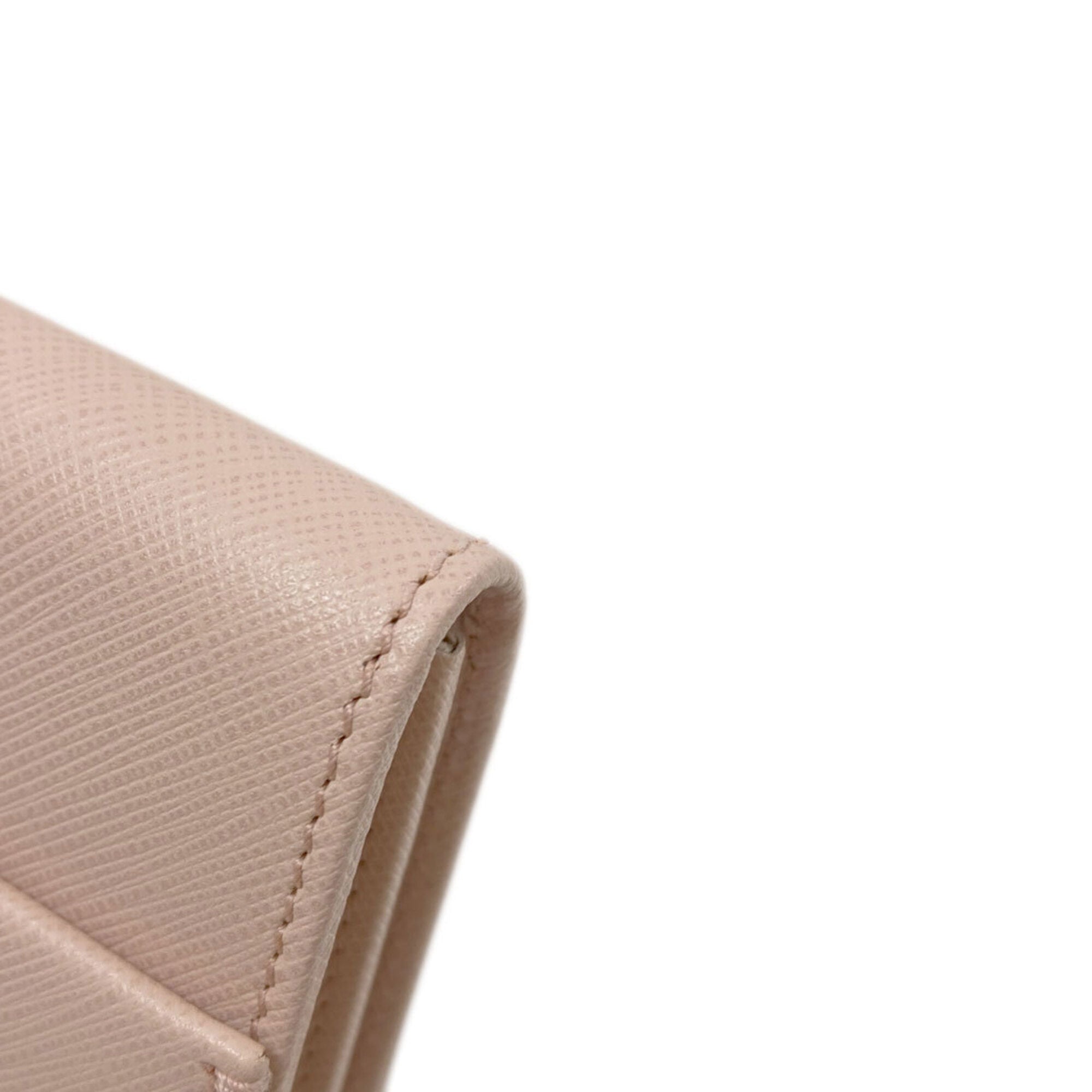 Salvatore Ferragamo Pink Leather Wallet (Bi-Fold) (Pre-Owned)