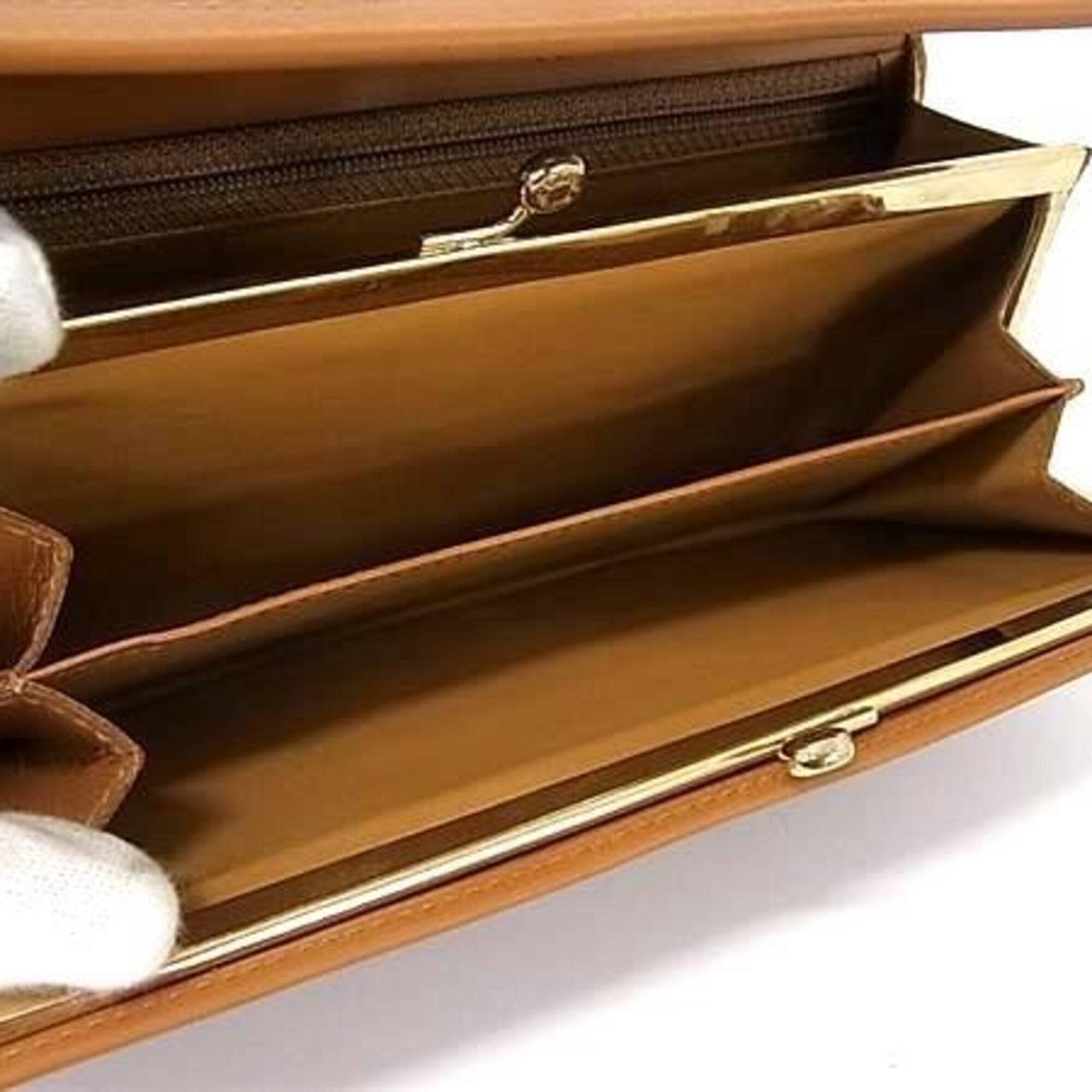 Celine Brown Pvc Leather Long Wallet (Bi-Fold) (Pre-Owned)