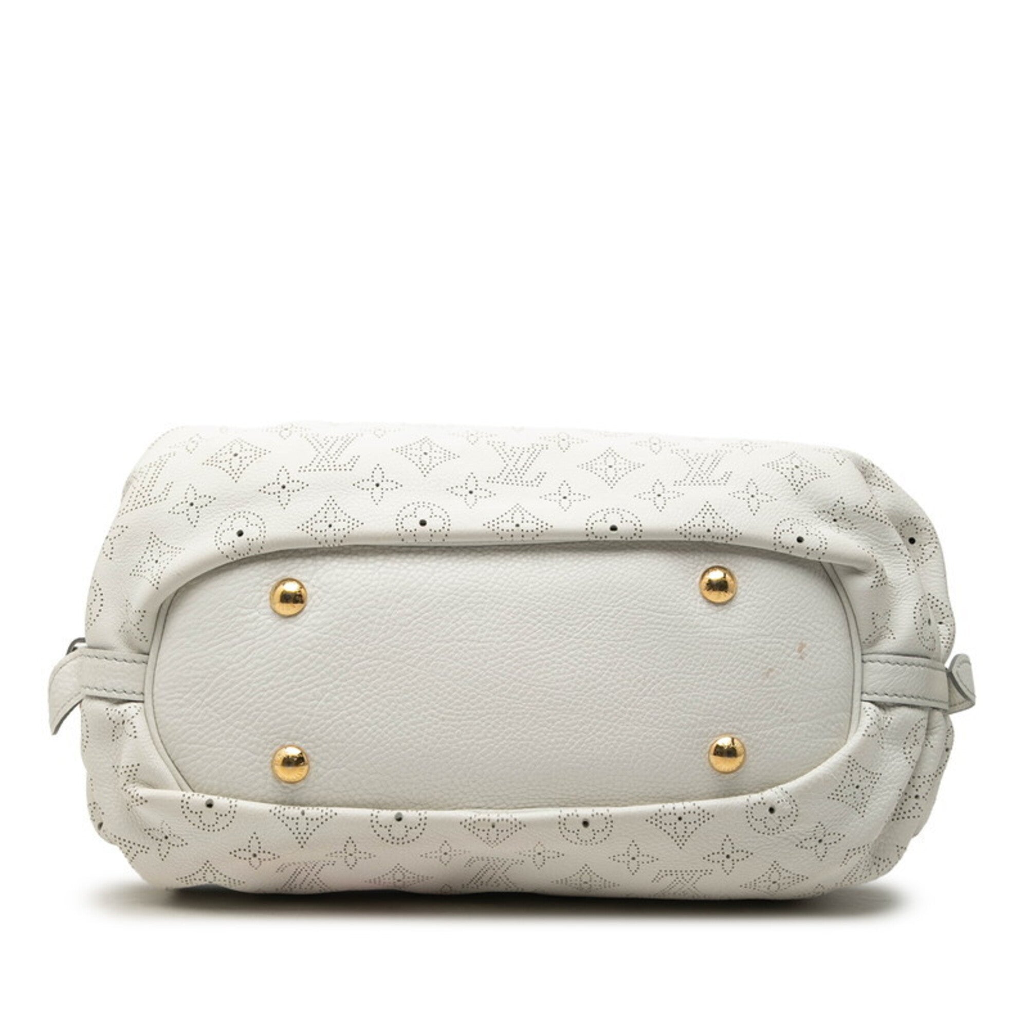 Louis Vuitton Blanc White Leather Shoulder Bag (Pre-Owned)