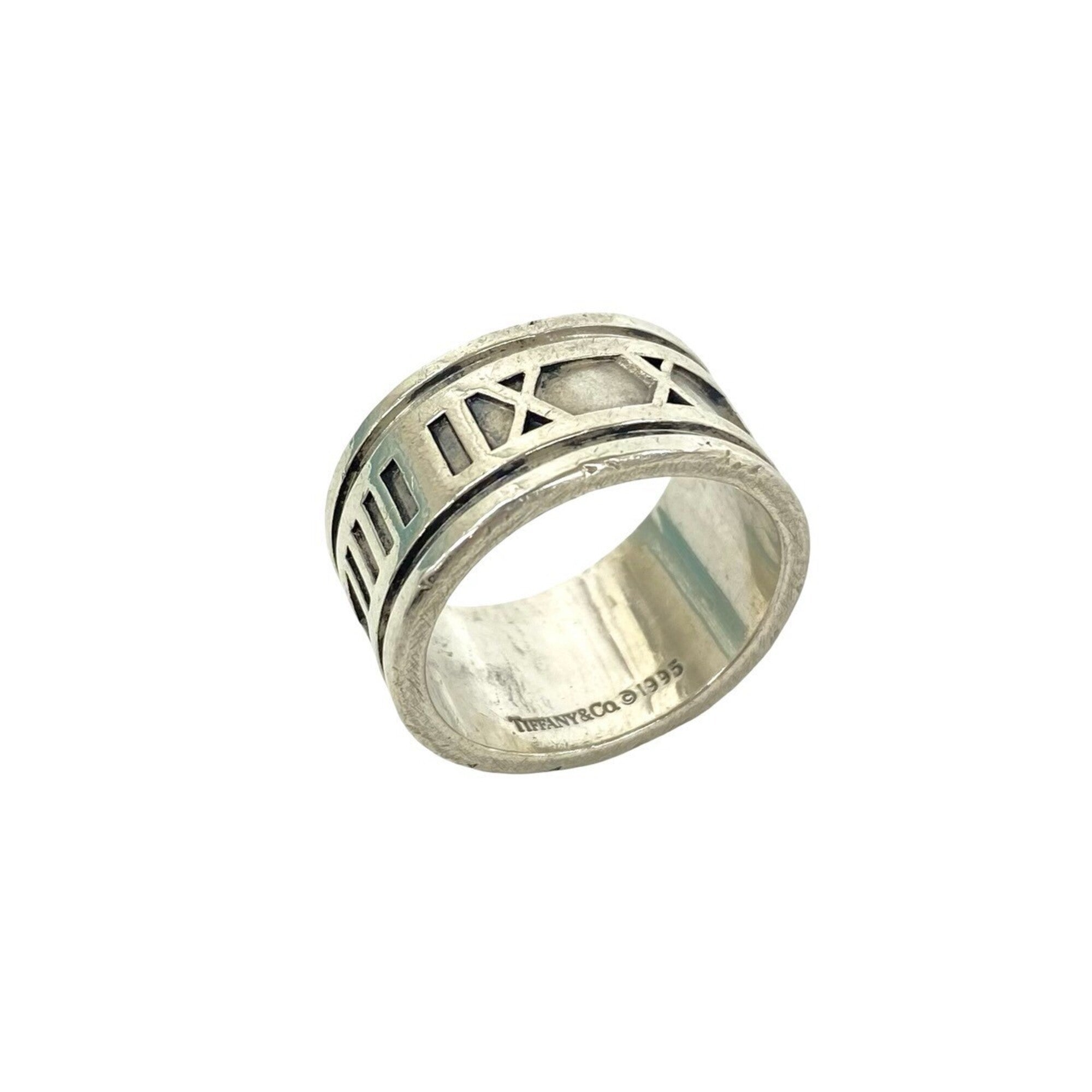 Tiffany Silver Silver 925 Band Ring (Pre-Owned)