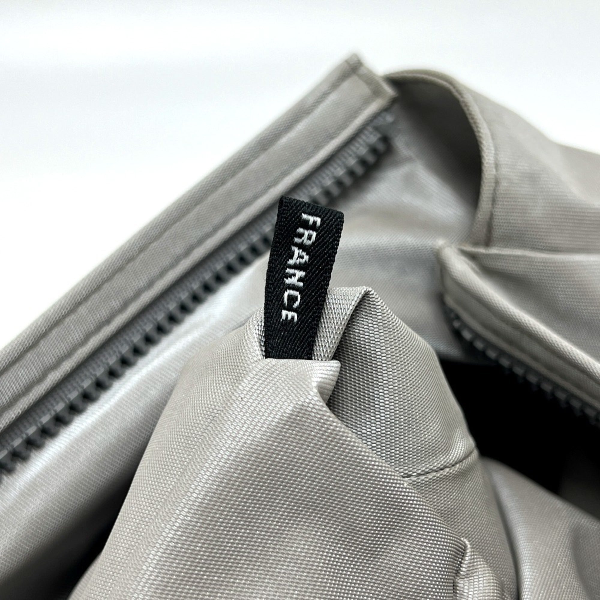 Chanel Gray Yellow Rubber Pouch Shoulder Bag Tote Bag (Pre-Owned)