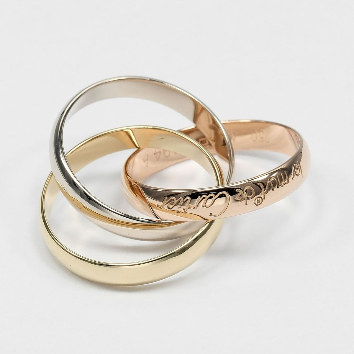 Cartier Yellow Gold (18K) Pink Gold (18K) White Gold (18K) Band Ring (Pre-Owned)