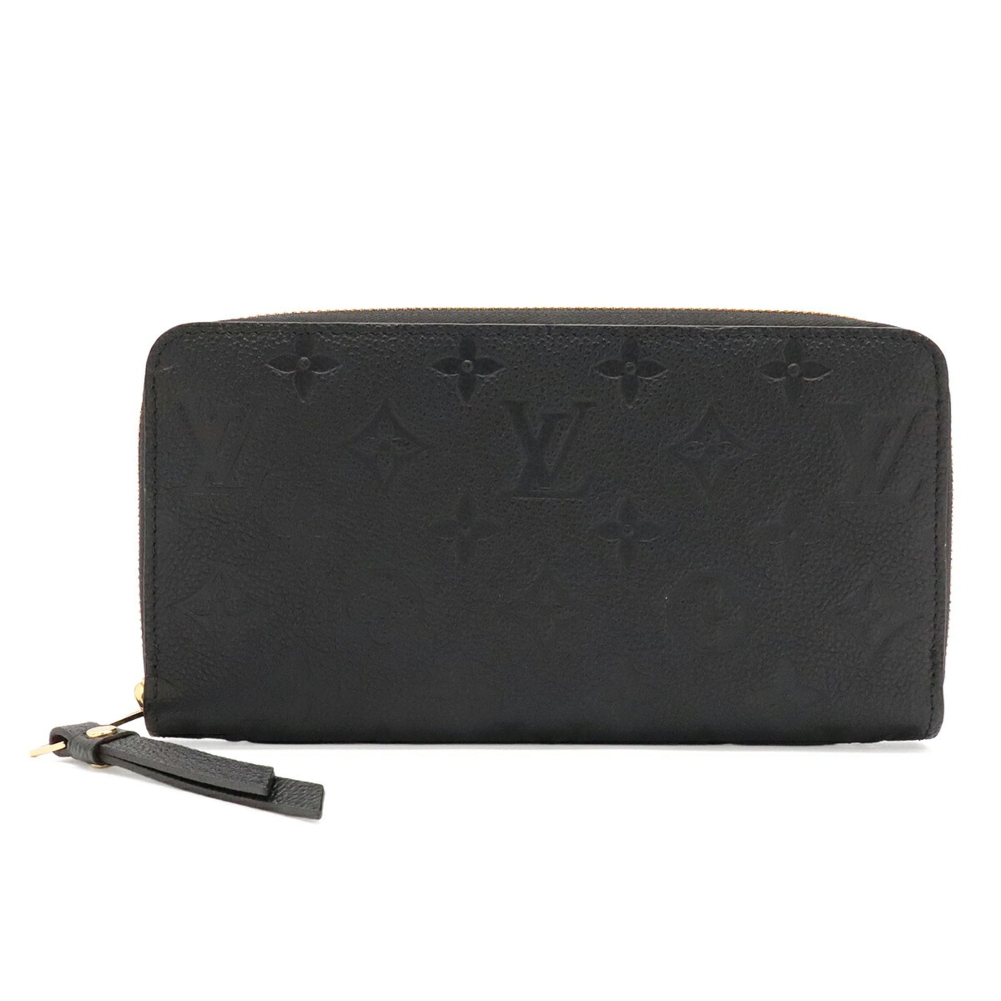 Louis Vuitton Noir Monogram Empreinte Leather Long Wallet (Bi-Fold) (Pre-Owned)