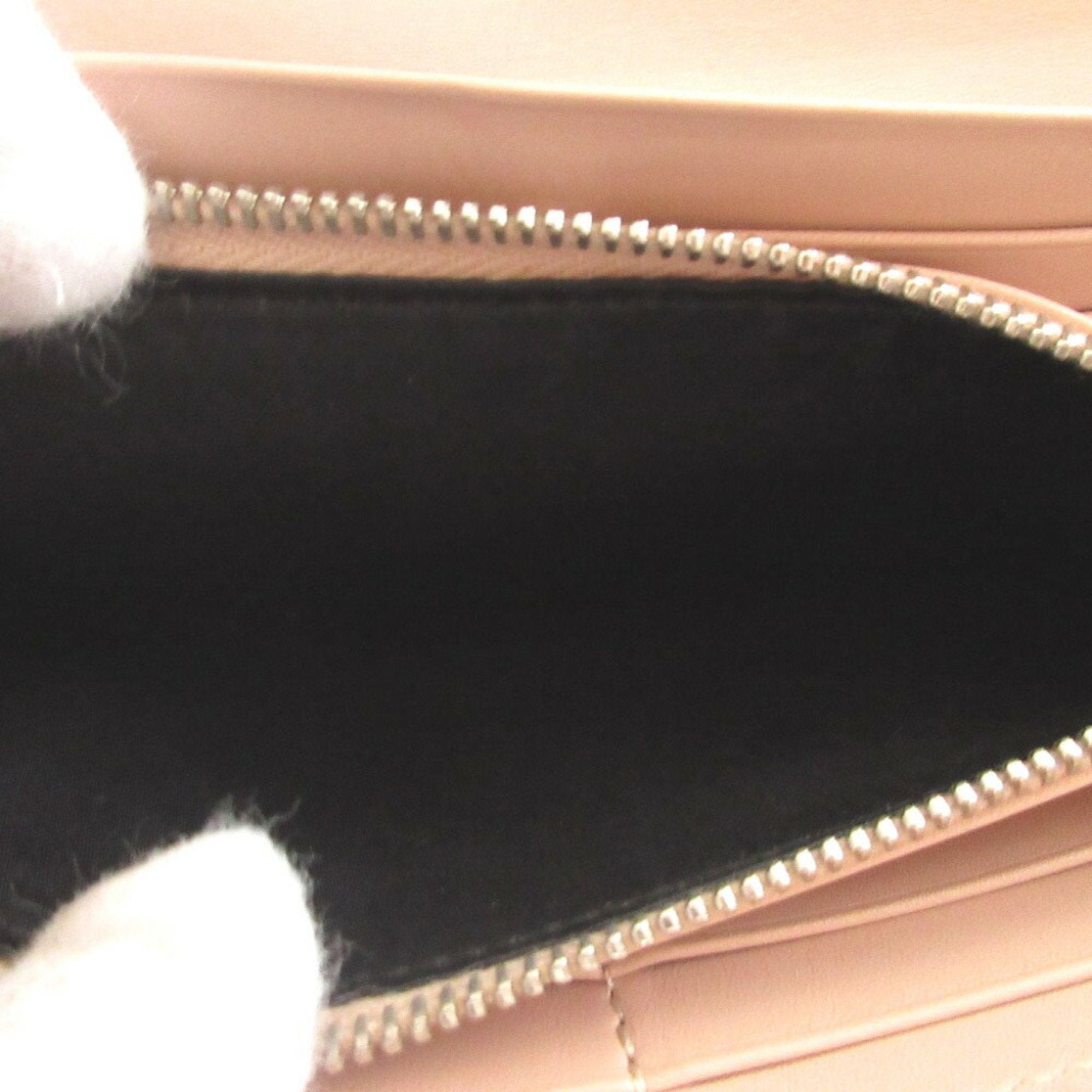 Tod's Pink Leather Long Wallet (Bi-Fold) (Pre-Owned)