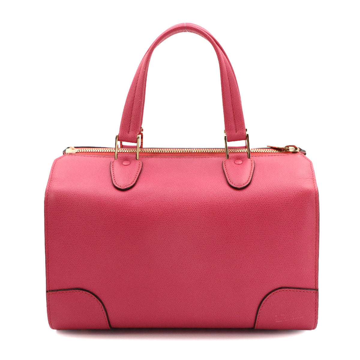 Valextra Pink Leather Handbag (Pre-Owned)