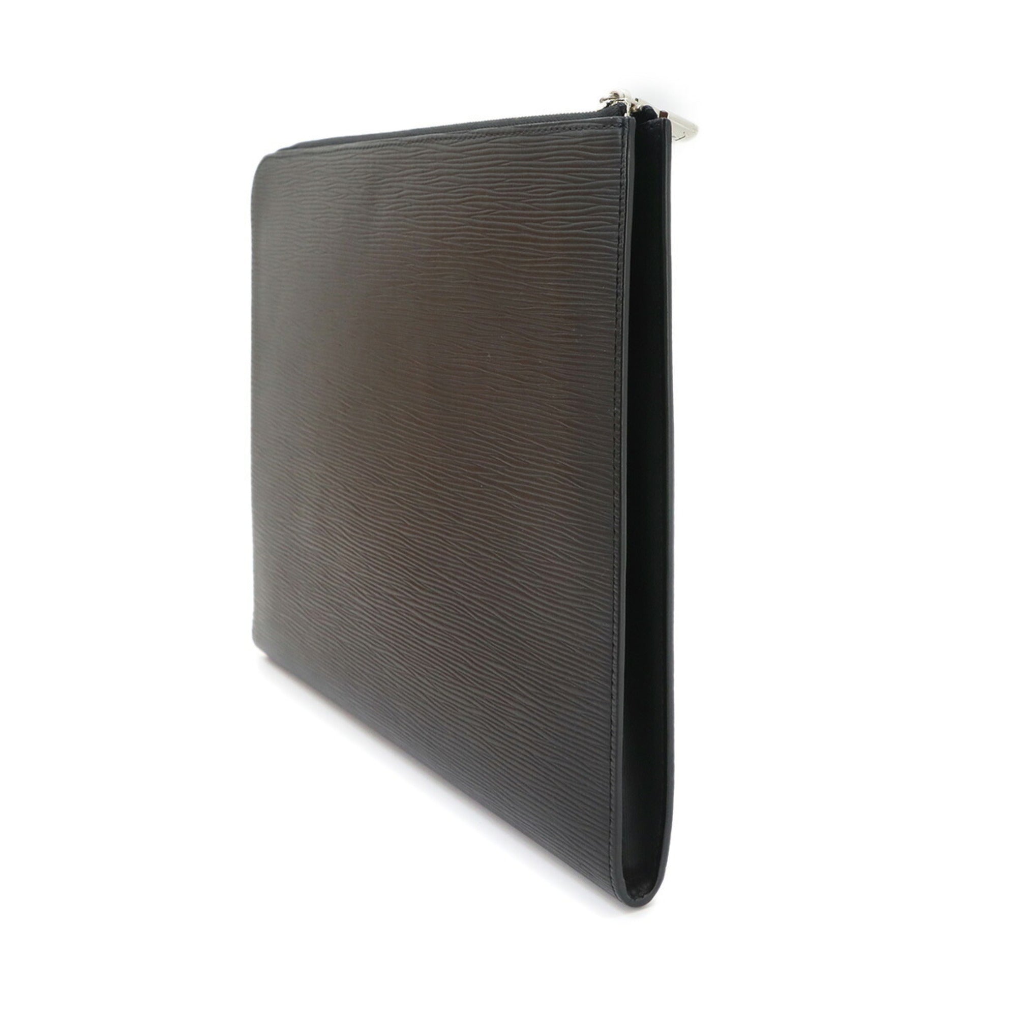 Louis Vuitton Noir Epi Leather Clutch Bag Pochette (Pre-Owned)