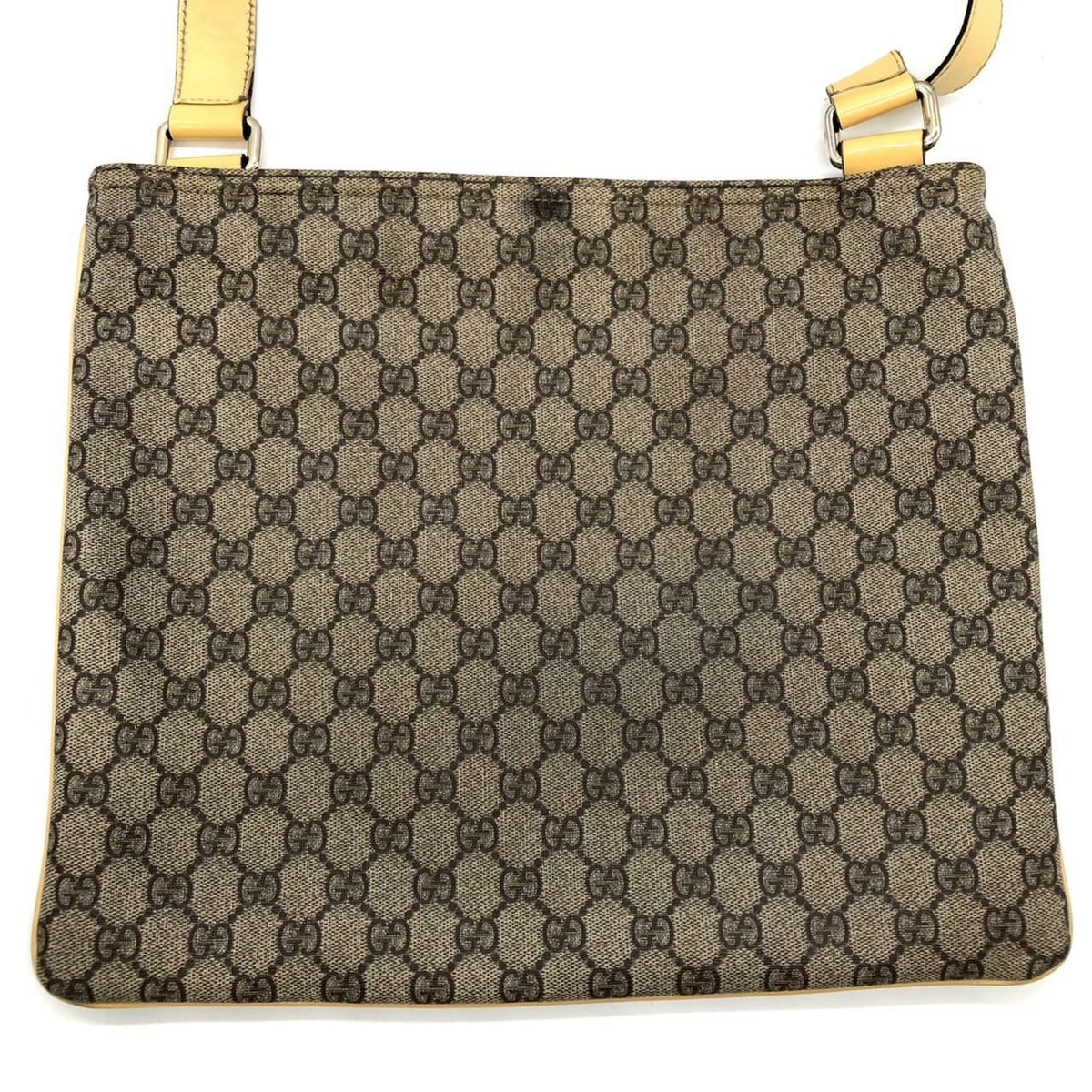 Gucci Yellow Gg Supreme Shoulder Bag (Pre-Owned)