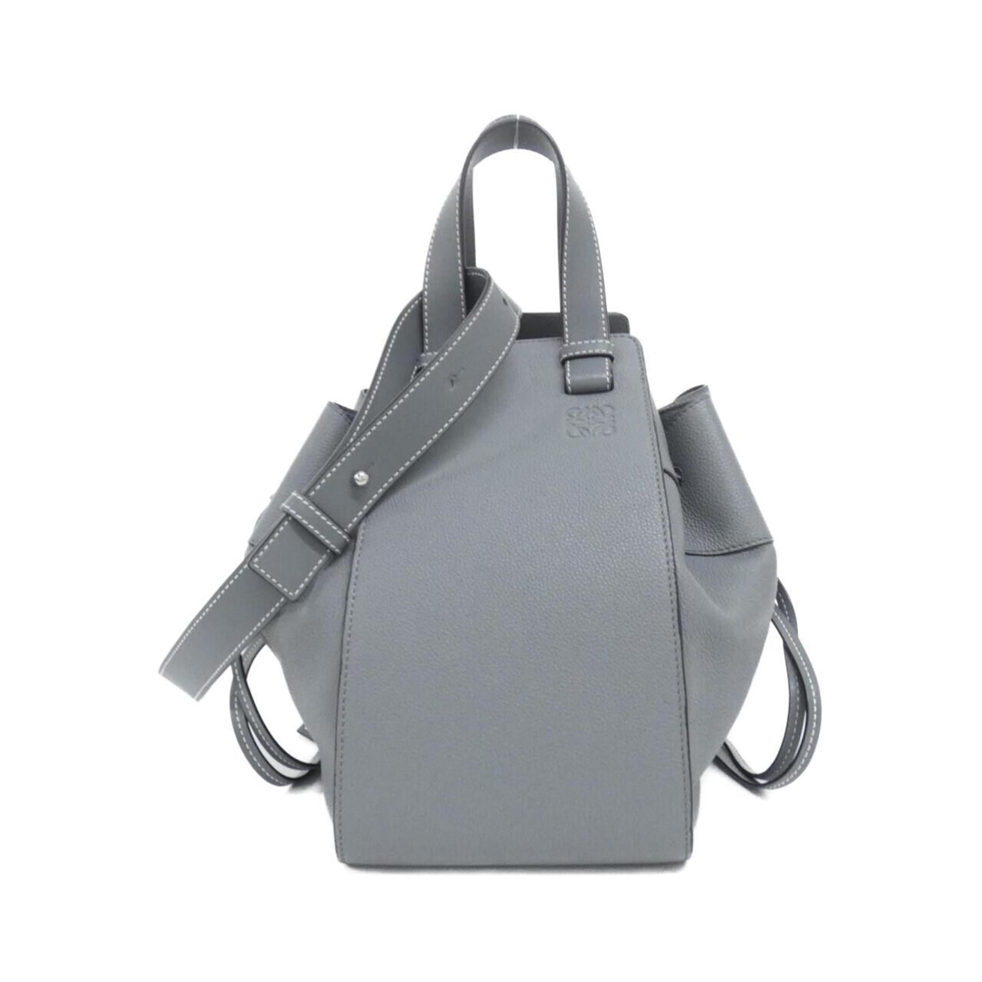 Loewe Gunmetal Leather Shoulder Bag (Pre-Owned)