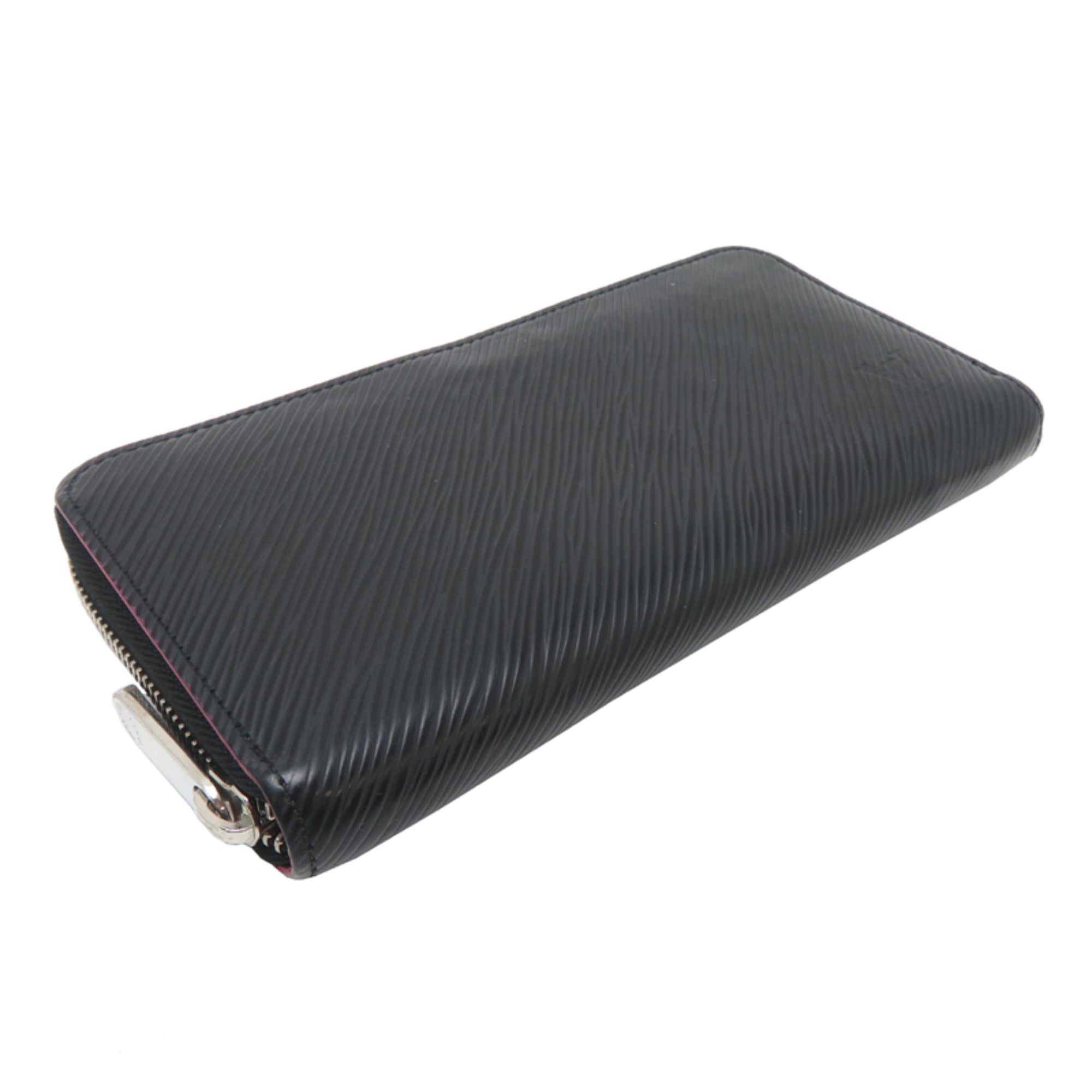 Louis Vuitton Black Noir Epi Leather Long Wallet (Bi-Fold) (Pre-Owned)