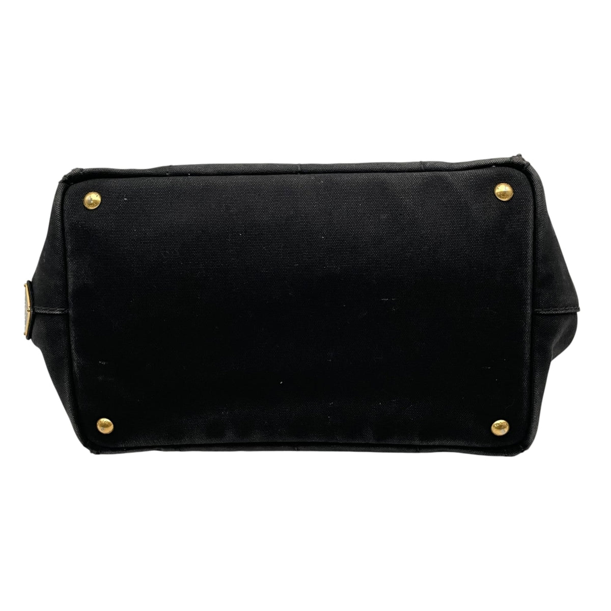Prada Black Canvas Handbag Tote Bag (Pre-Owned)