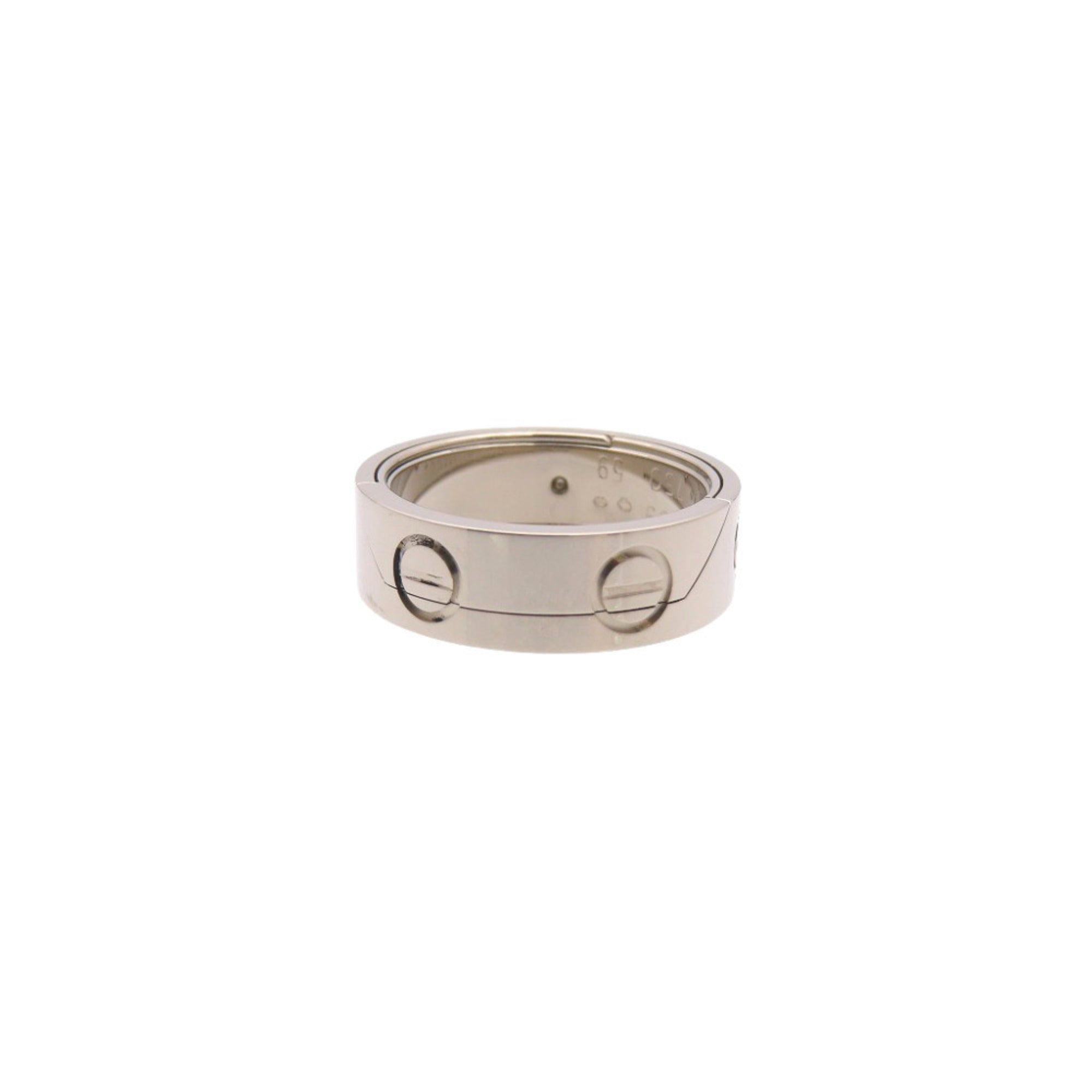 Cartier White Gold White Gold (18K) Band Ring (Pre-Owned)