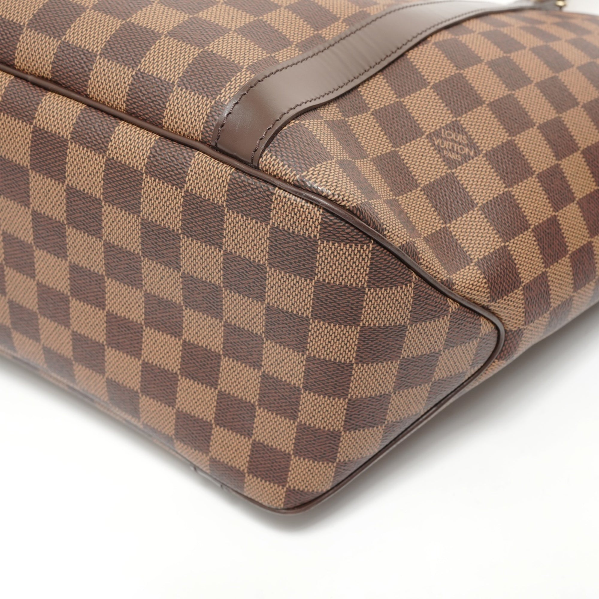 Louis Vuitton Damier Brown Damier Canvas Tote Bag (Pre-Owned)