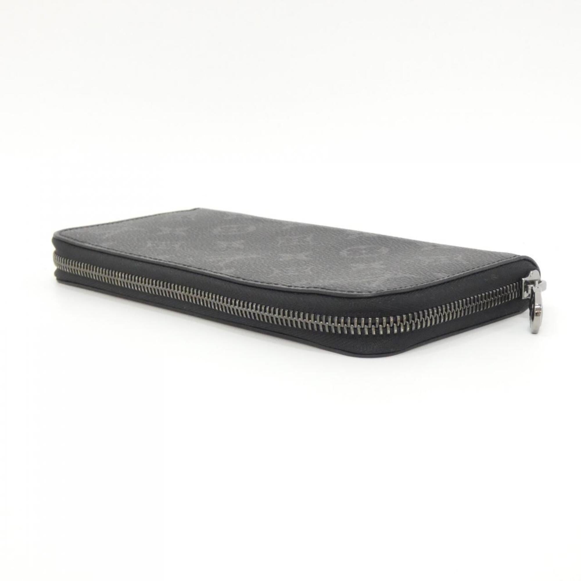 Louis Vuitton Black Monogram Eclipse Monogram Eclipse Coated Canvas Long Wallet (Bi-Fold) (Pre-Owned)