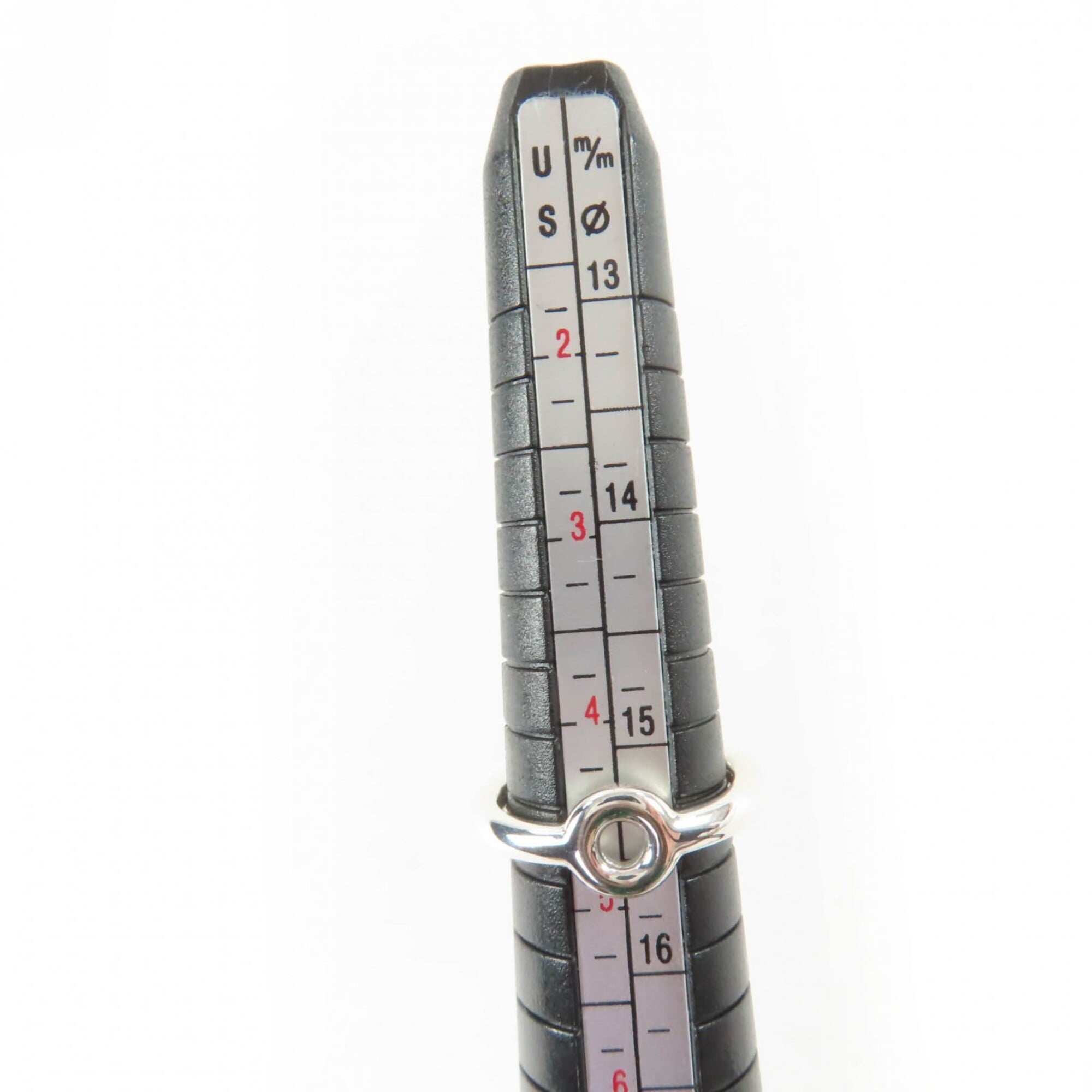 Hermes Silver 925 Band Ring (Pre-Owned)