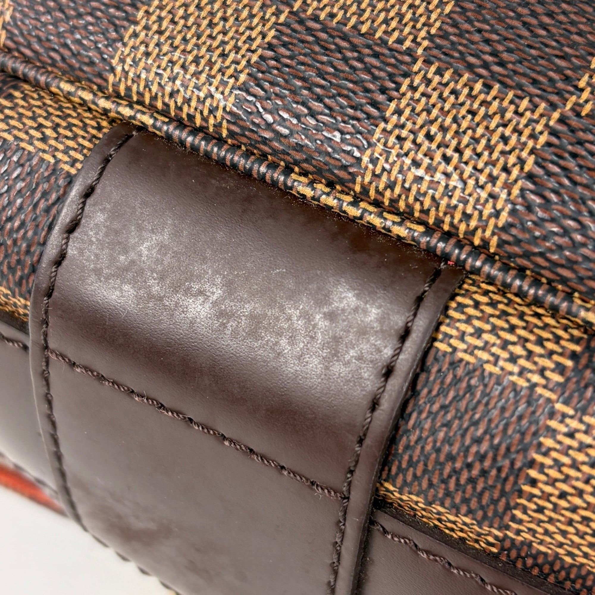 Louis Vuitton Damier Brown Damier Canvas Shoulder Bag (Pre-Owned)
