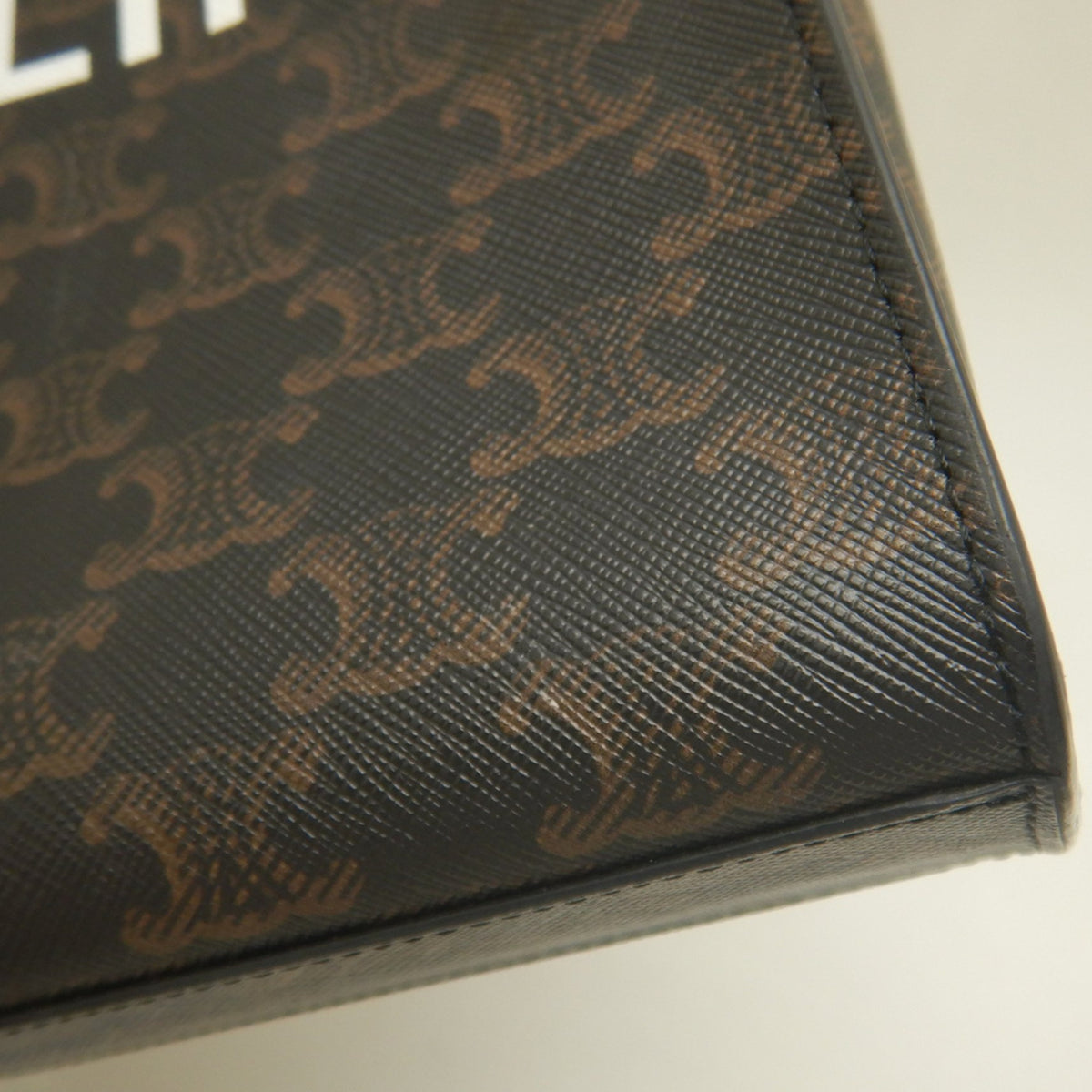 Celine Gold Coated Canvas Tote Bag (Pre-Owned)