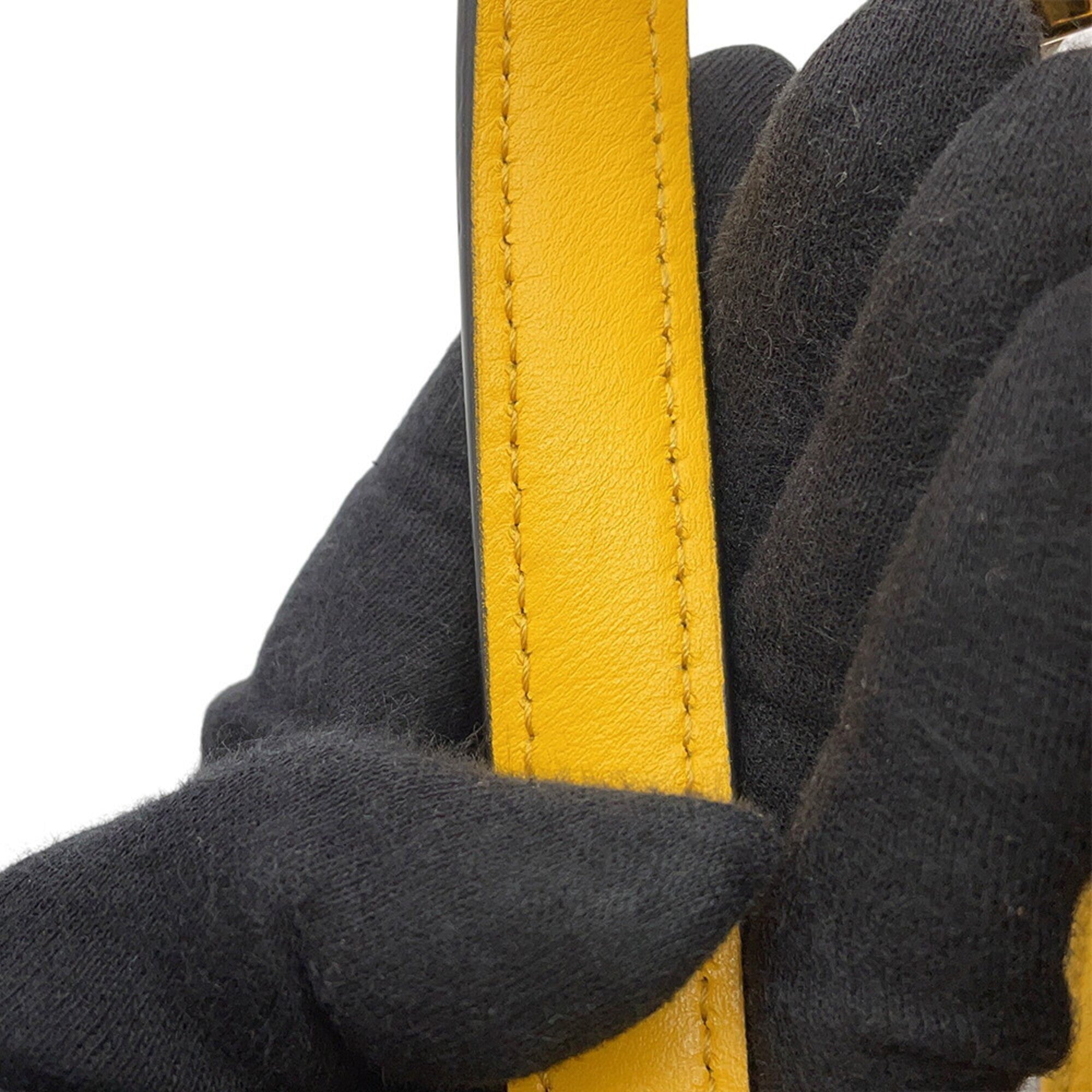 Prada Yellow Leather Handbag (Pre-Owned)