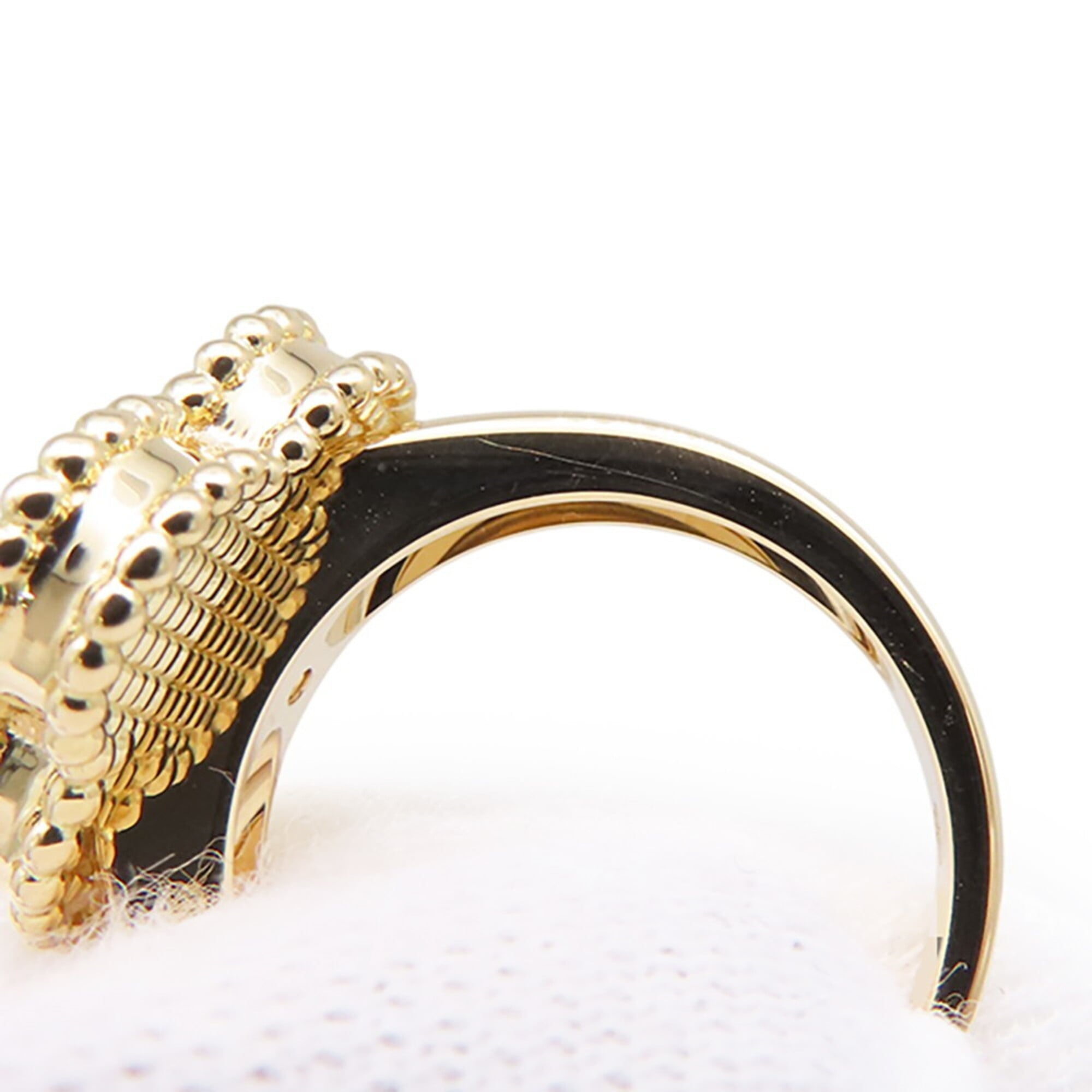 Van Cleef & Arpels Alhambra Yellow Gold (18K) Band Ring (Pre-Owned)