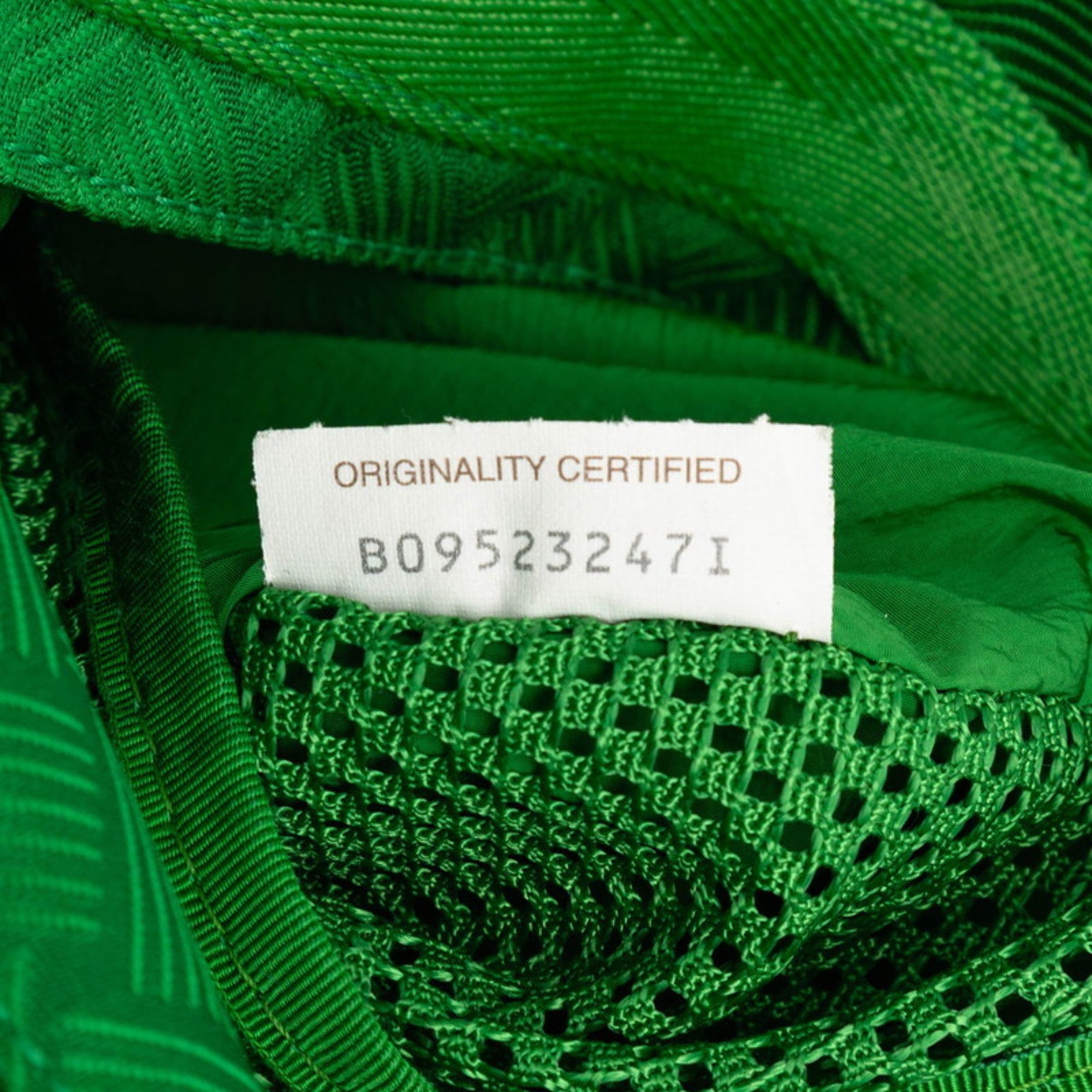 Bottega Veneta Green Nylon Sling Bag (Pre-Owned)