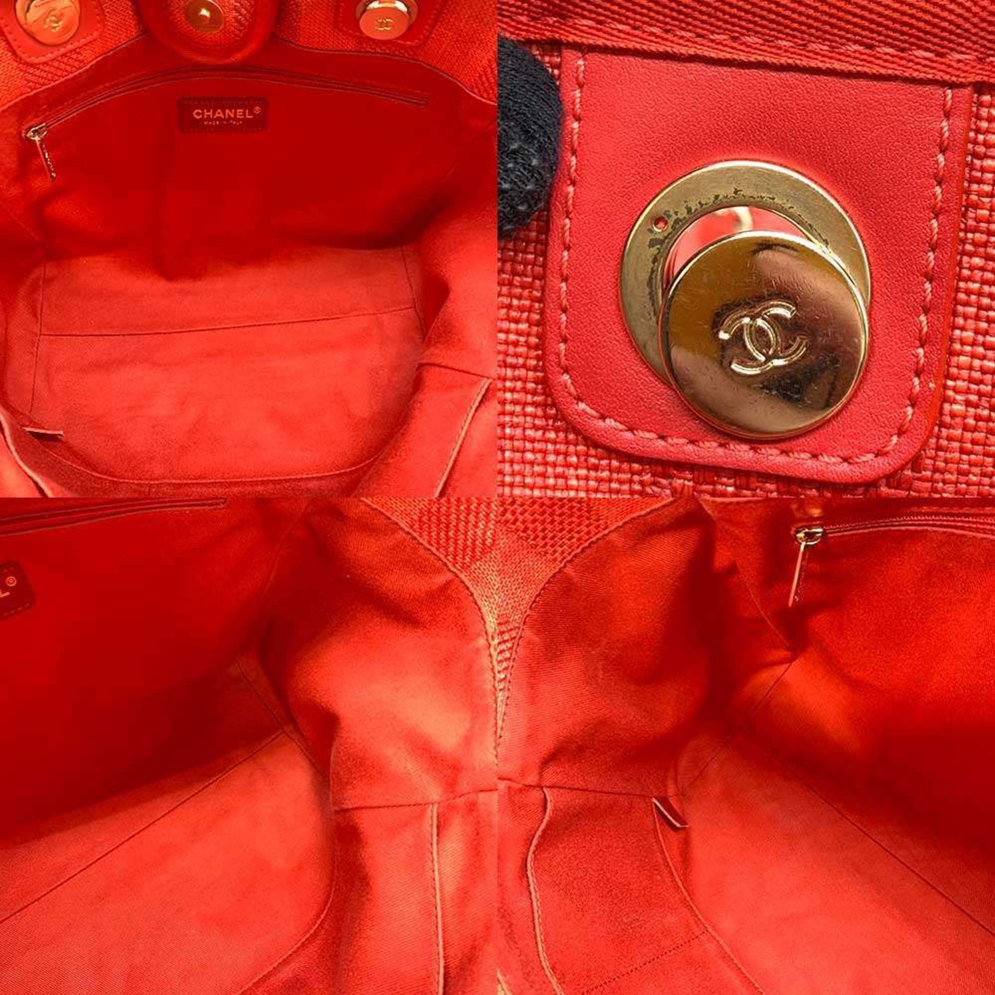 Chanel Leather Tote Bag (Pre-Owned)