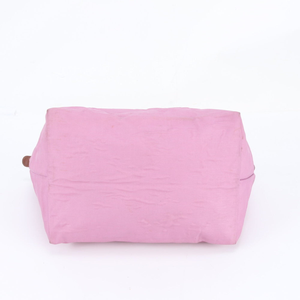 Longchamp Pink Leather Nylon Handbag Shoulder Bag Tote Bag (Pre-Owned)