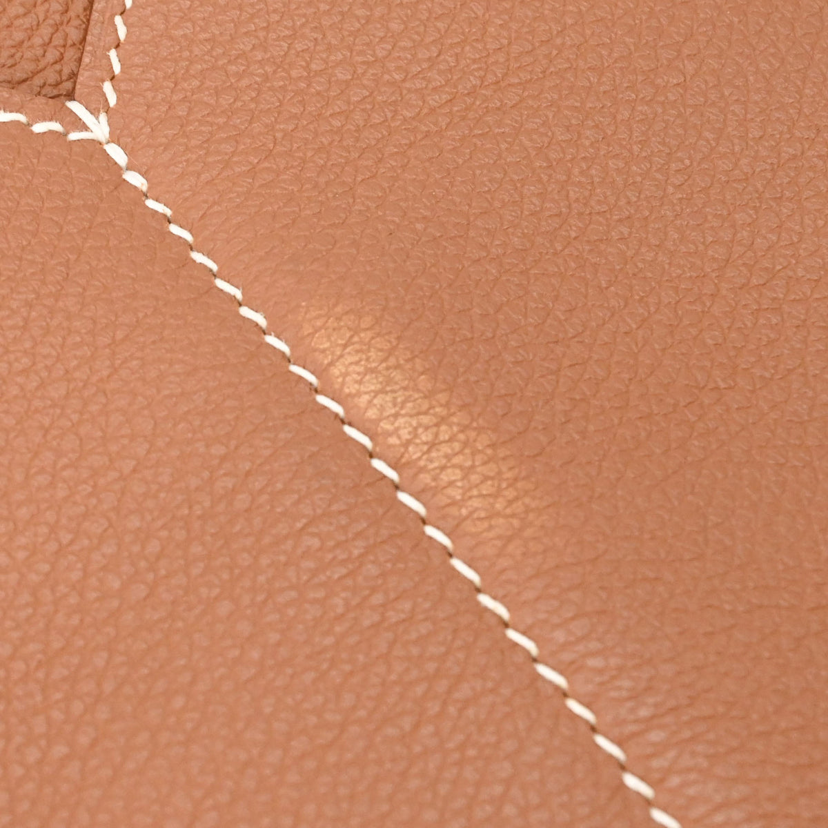Hermes Gold Evercalf Leather Crossbody Bag Shoulder Bag (Pre-Owned)