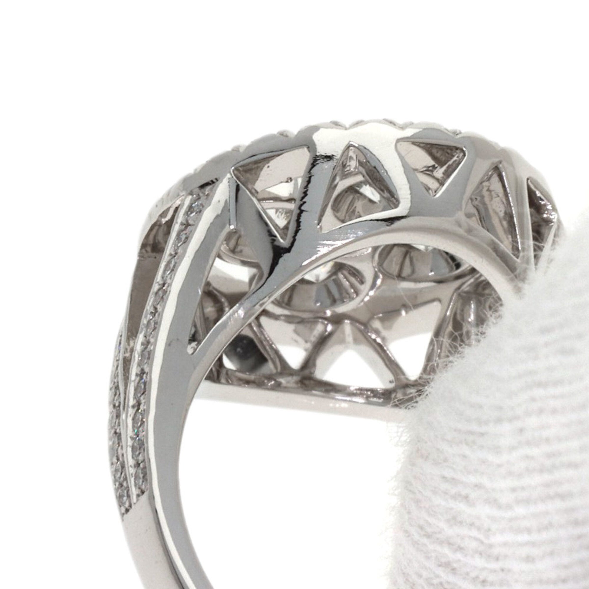 Louis Vuitton White Gold (18K) Band Ring (Pre-Owned)