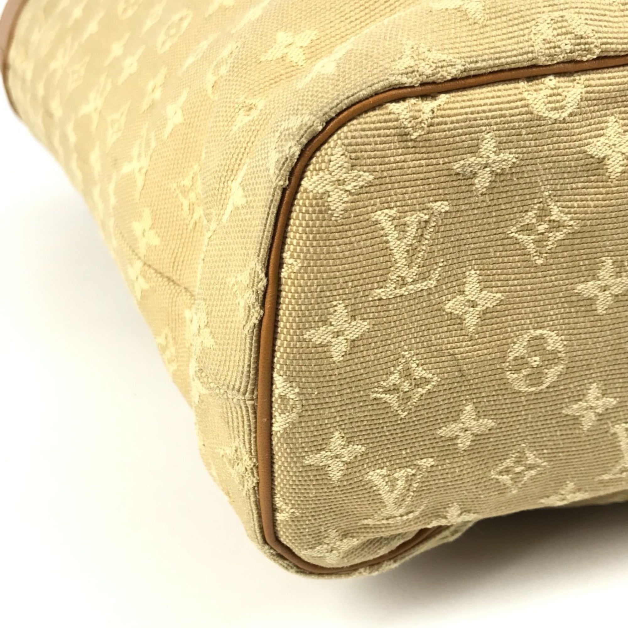 Louis Vuitton Beige Monogram Mini Shoulder Bag Tote Bag (Pre-Owned)