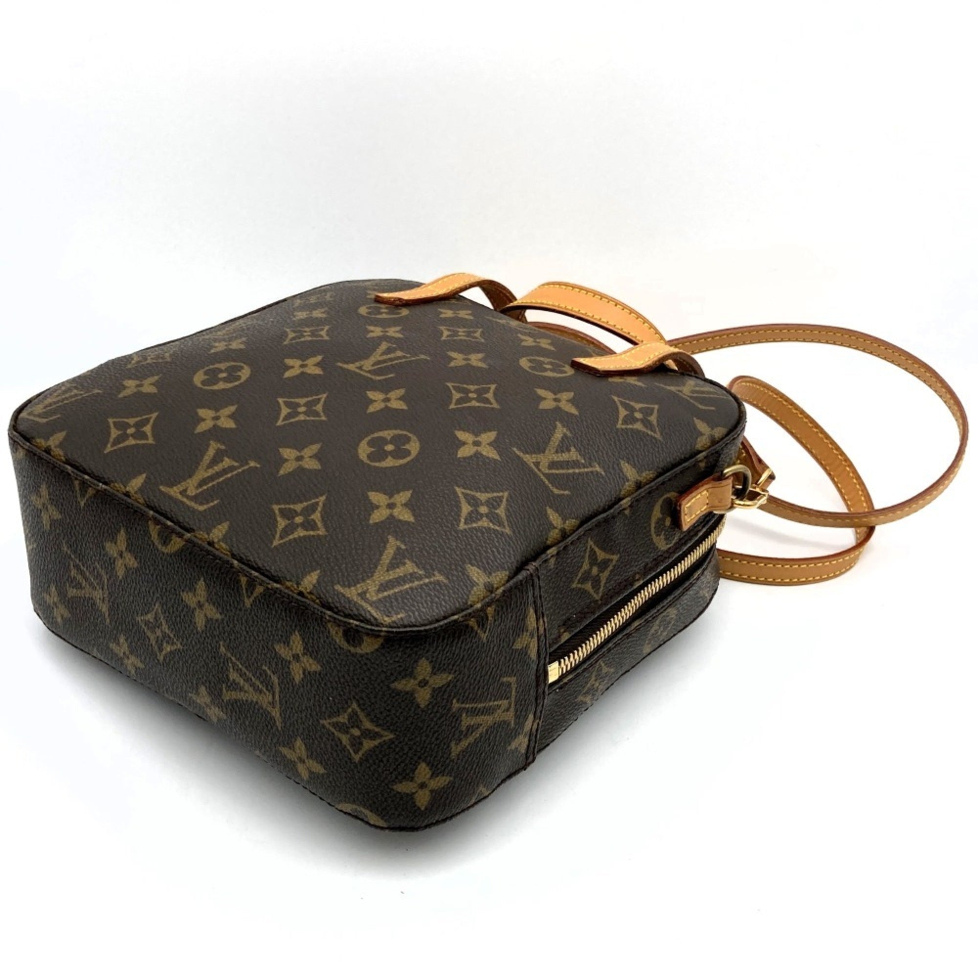 Louis Vuitton Brown Monogram Handbag Shoulder Bag (Pre-Owned)