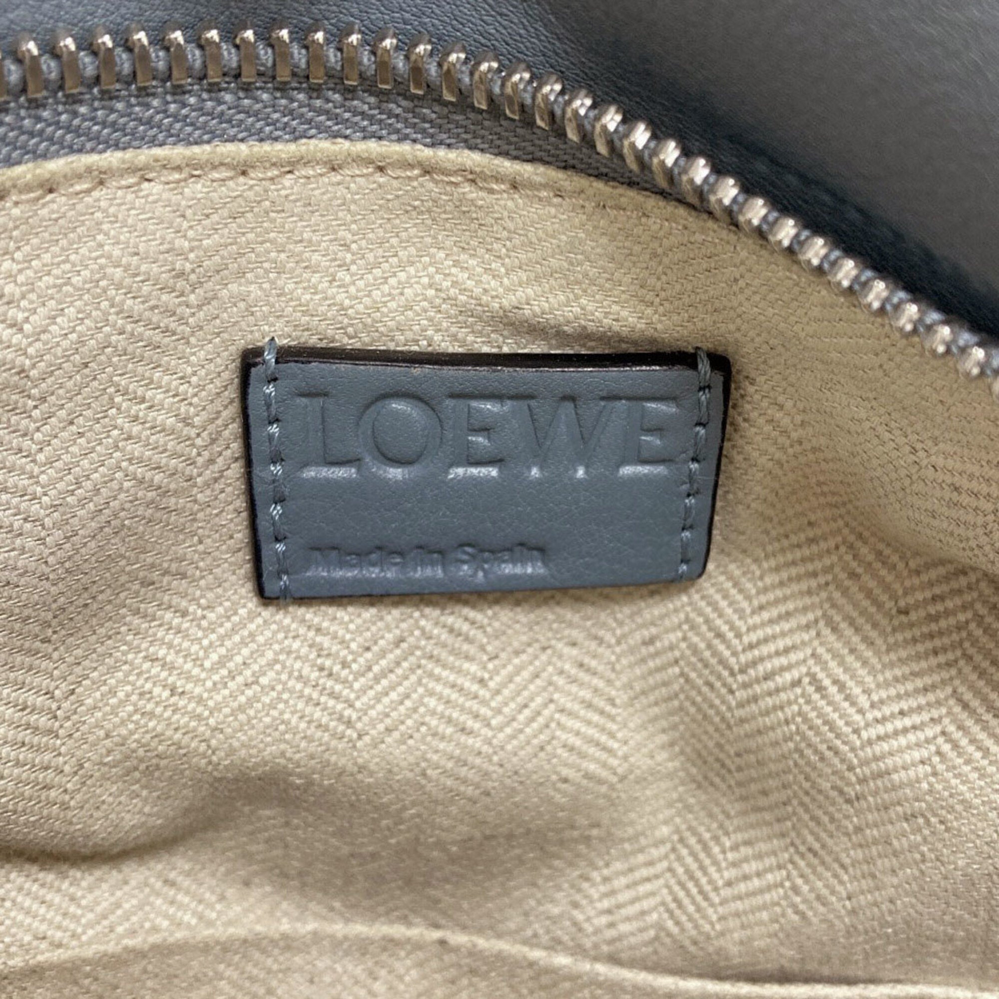 Loewe Puzzle Light Blue Leather Handbag (Pre-Owned)