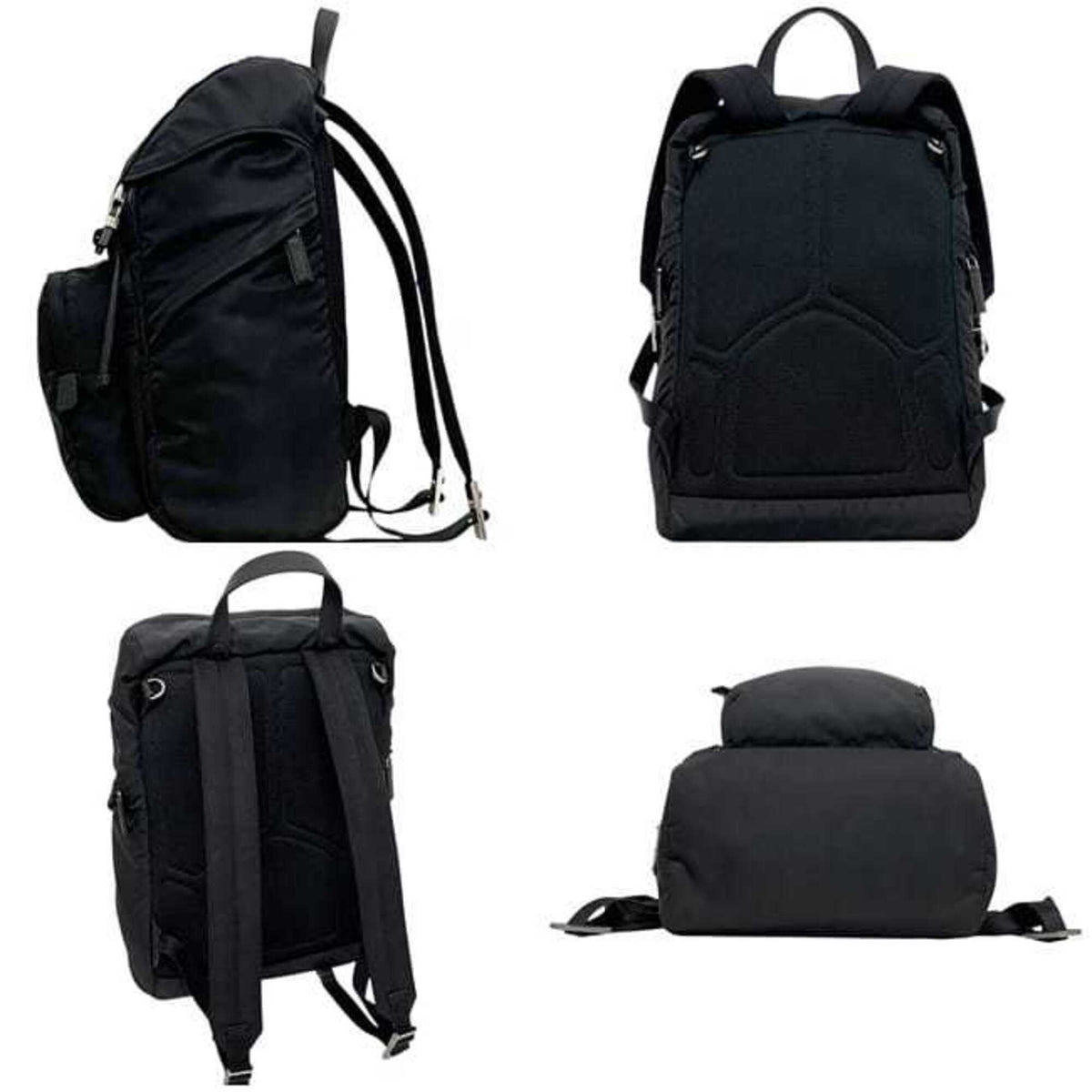 Prada Black Nero Nylon Backpack (Pre-Owned)