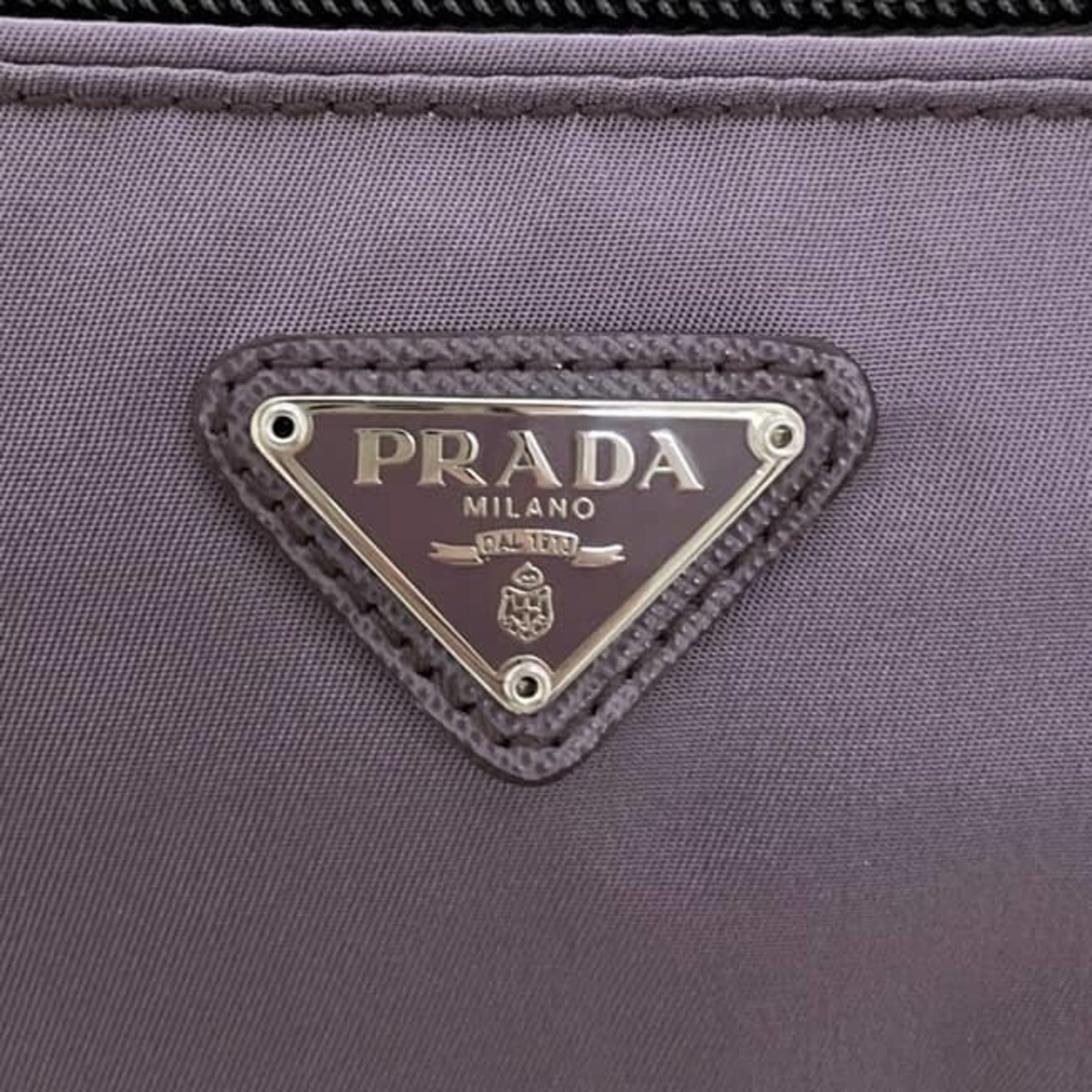 Prada Purple Nylon Pouch (Pre-Owned)