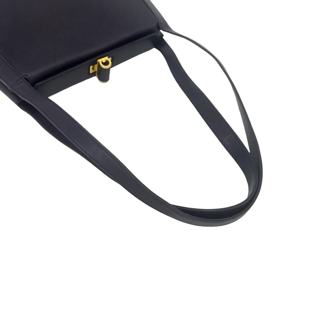 Salvatore Ferragamo Purple Leather Shoulder Bag (Pre-Owned)