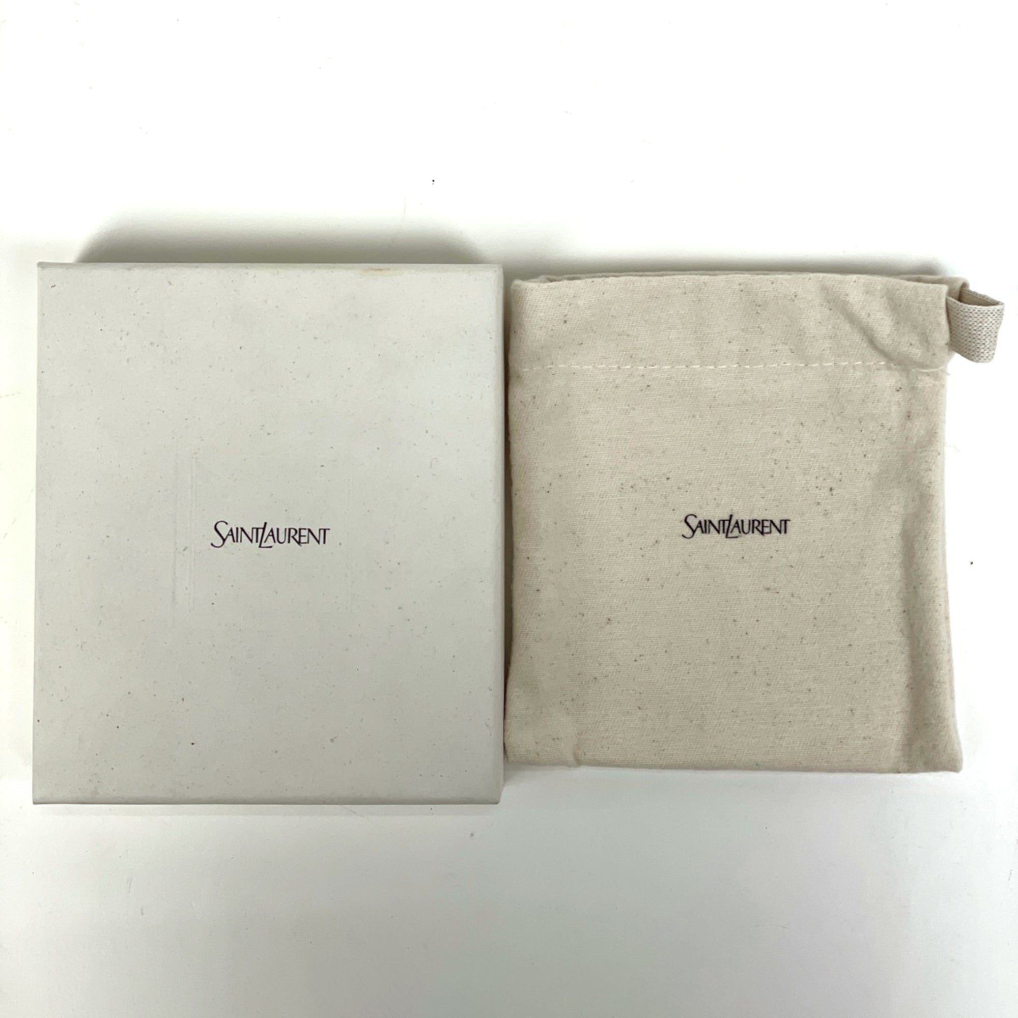 Saint Laurent Black Leather Money Clip (Pre-Owned)