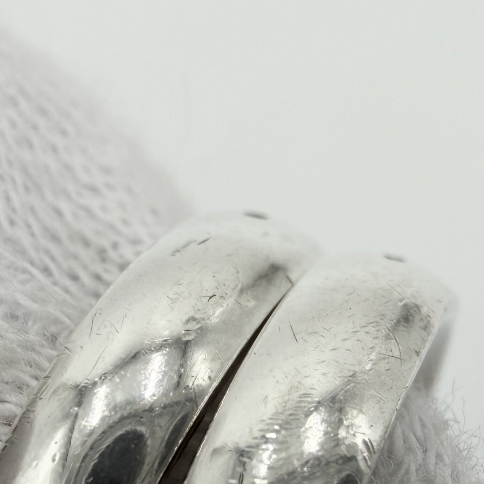 Hermes Gold (18K) Silver 925 Band Ring (Pre-Owned)